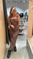 PCAMBER Long Dress - Black