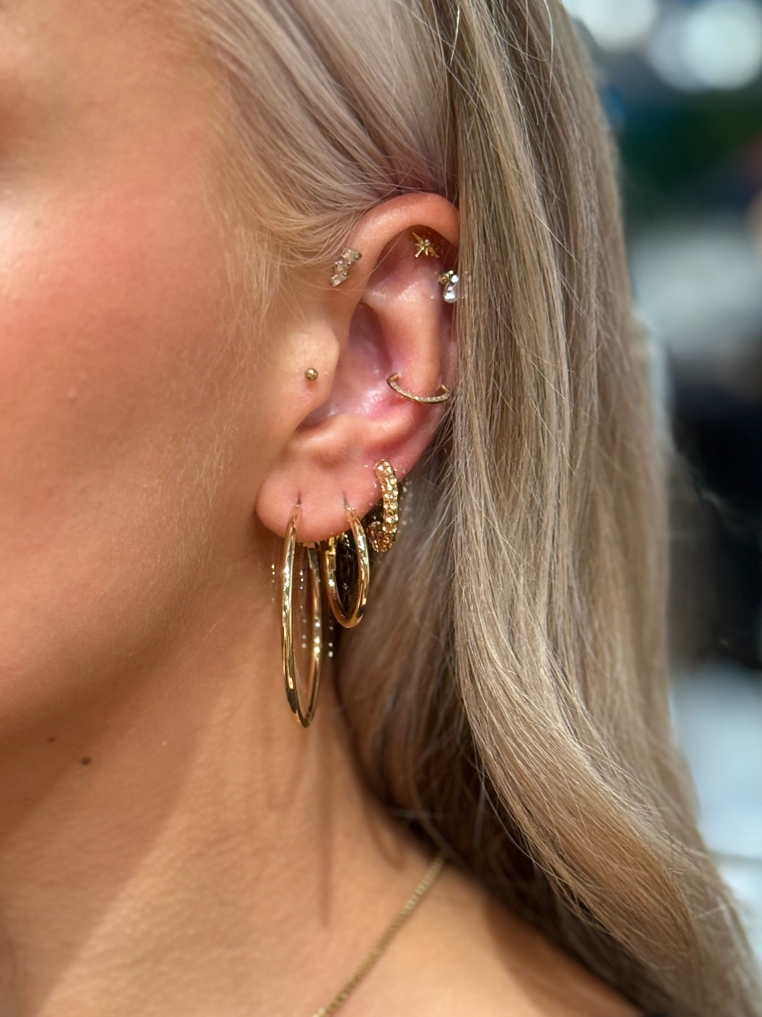 PCJULLE Earrings - Gold Colour