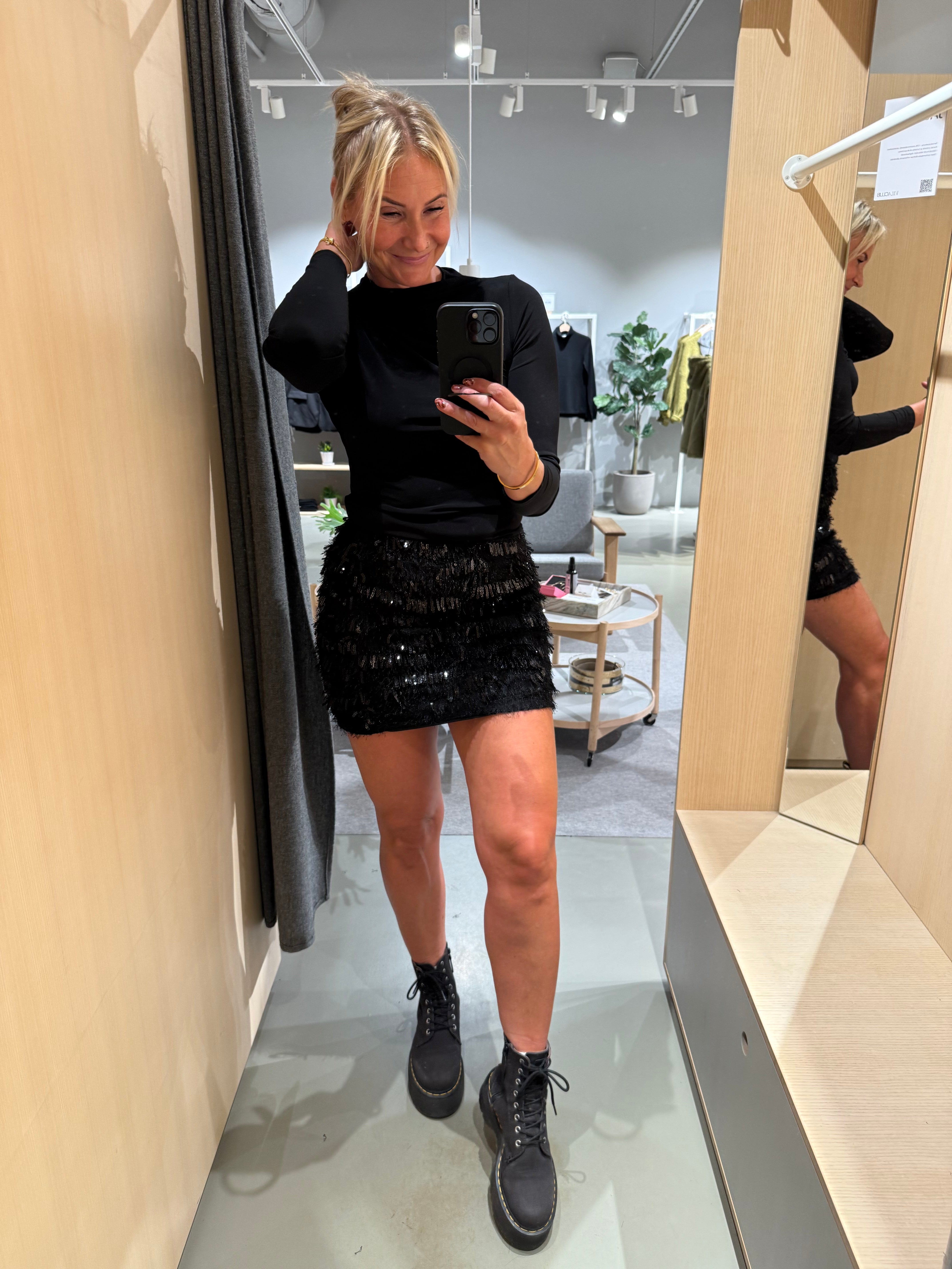 PCERUN Mini Skirt - Black