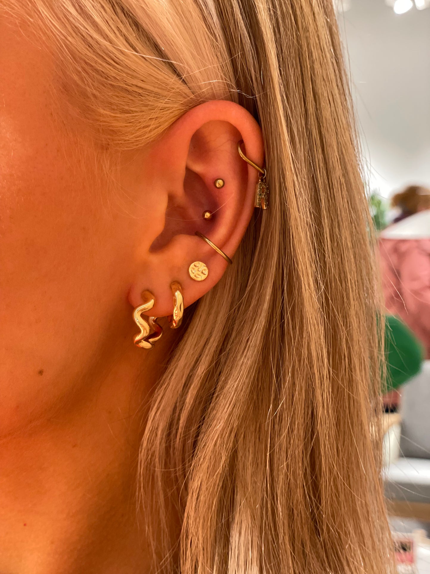 PCTINE Earrings - Gold Colour