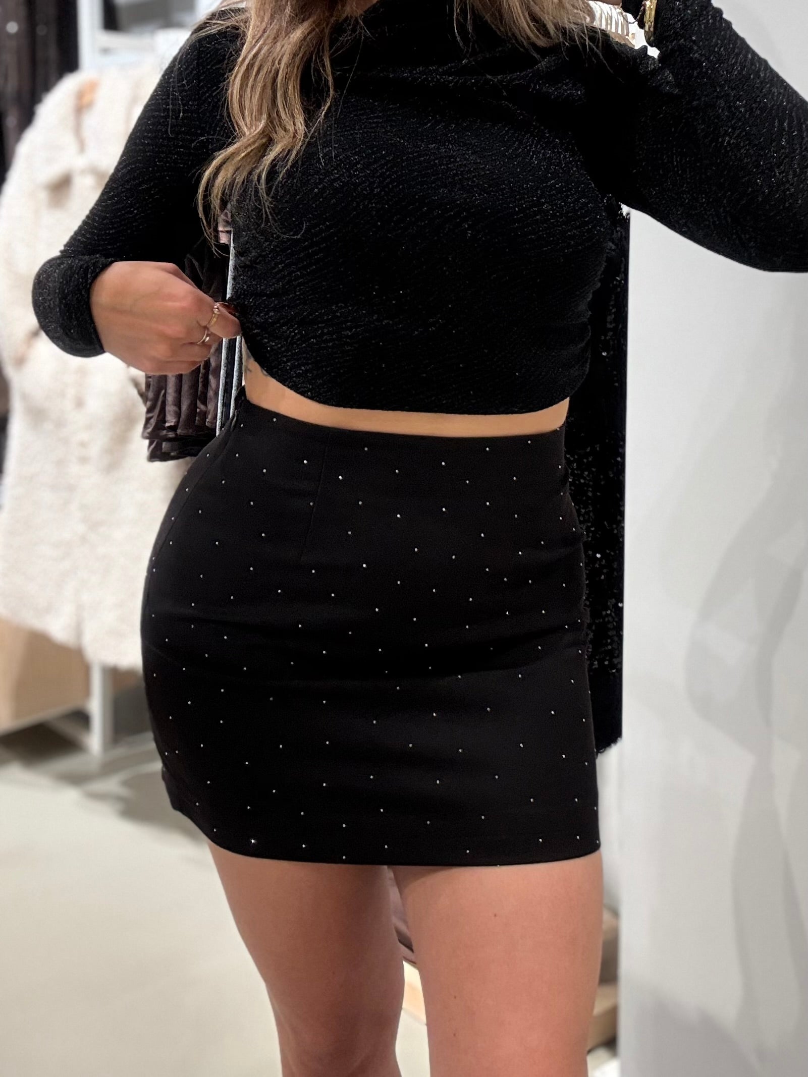 PCKAMIL Mini Skirt - Black