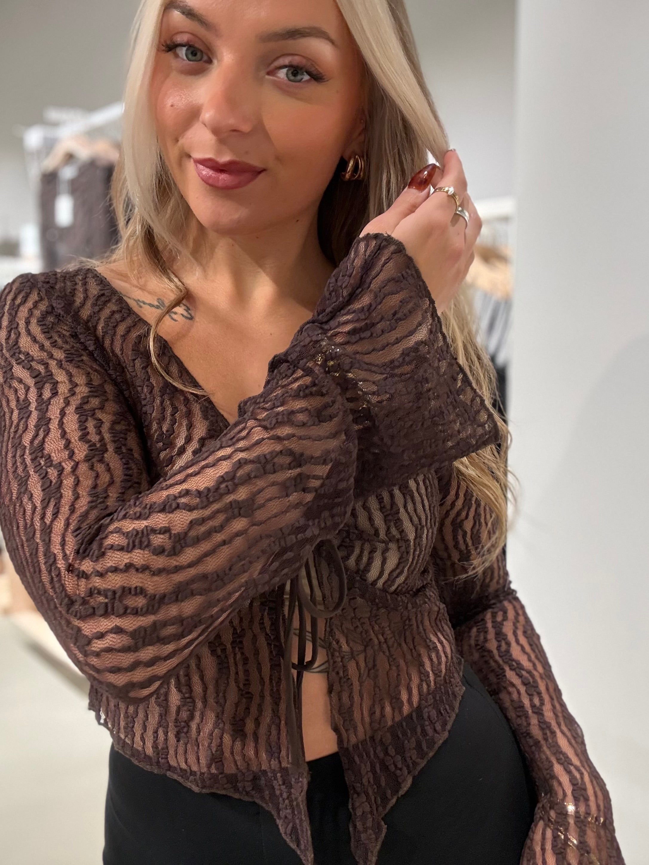NMEMMA Top - Chocolate Brown