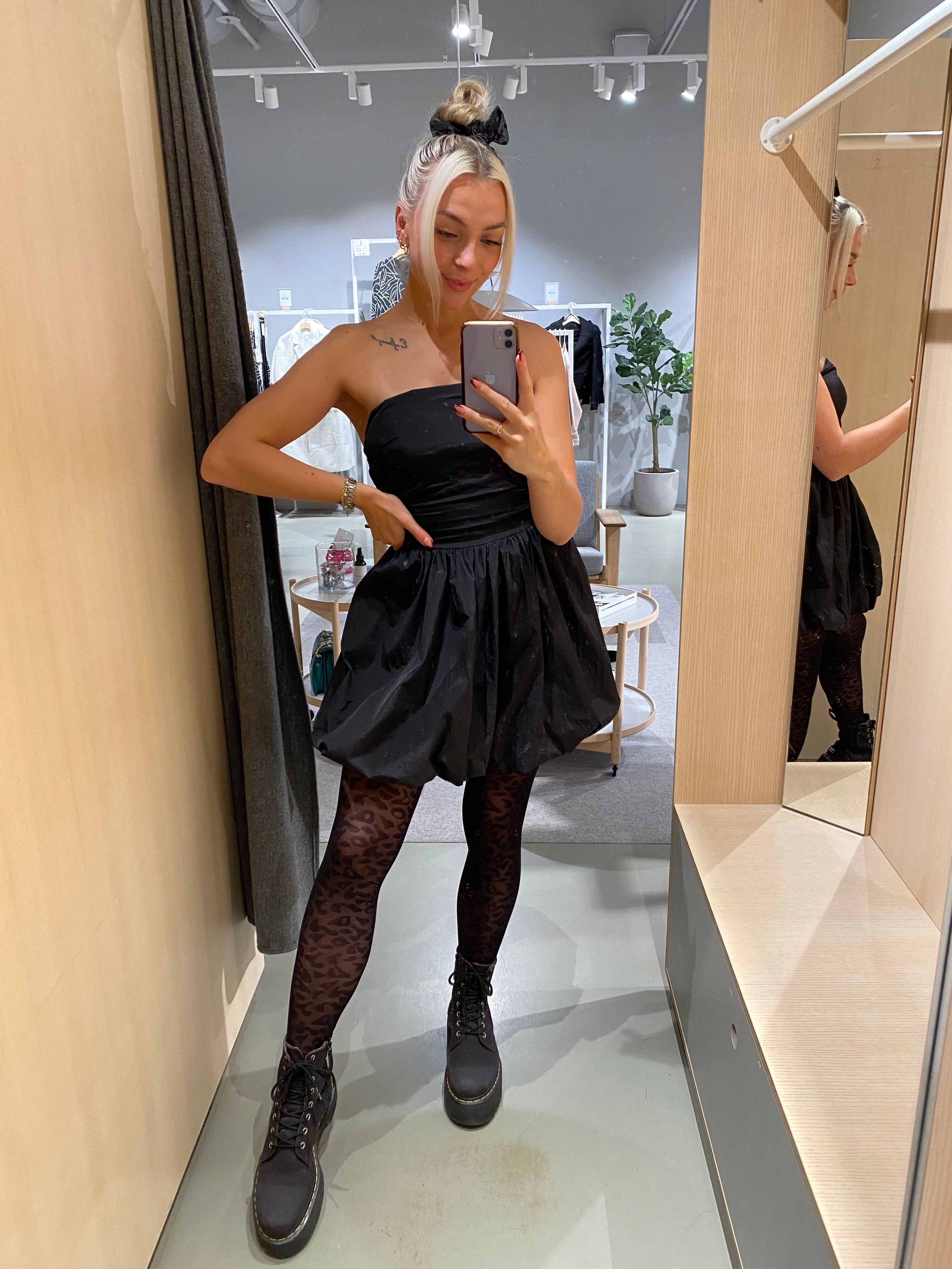 PCRABINE Tights - Black