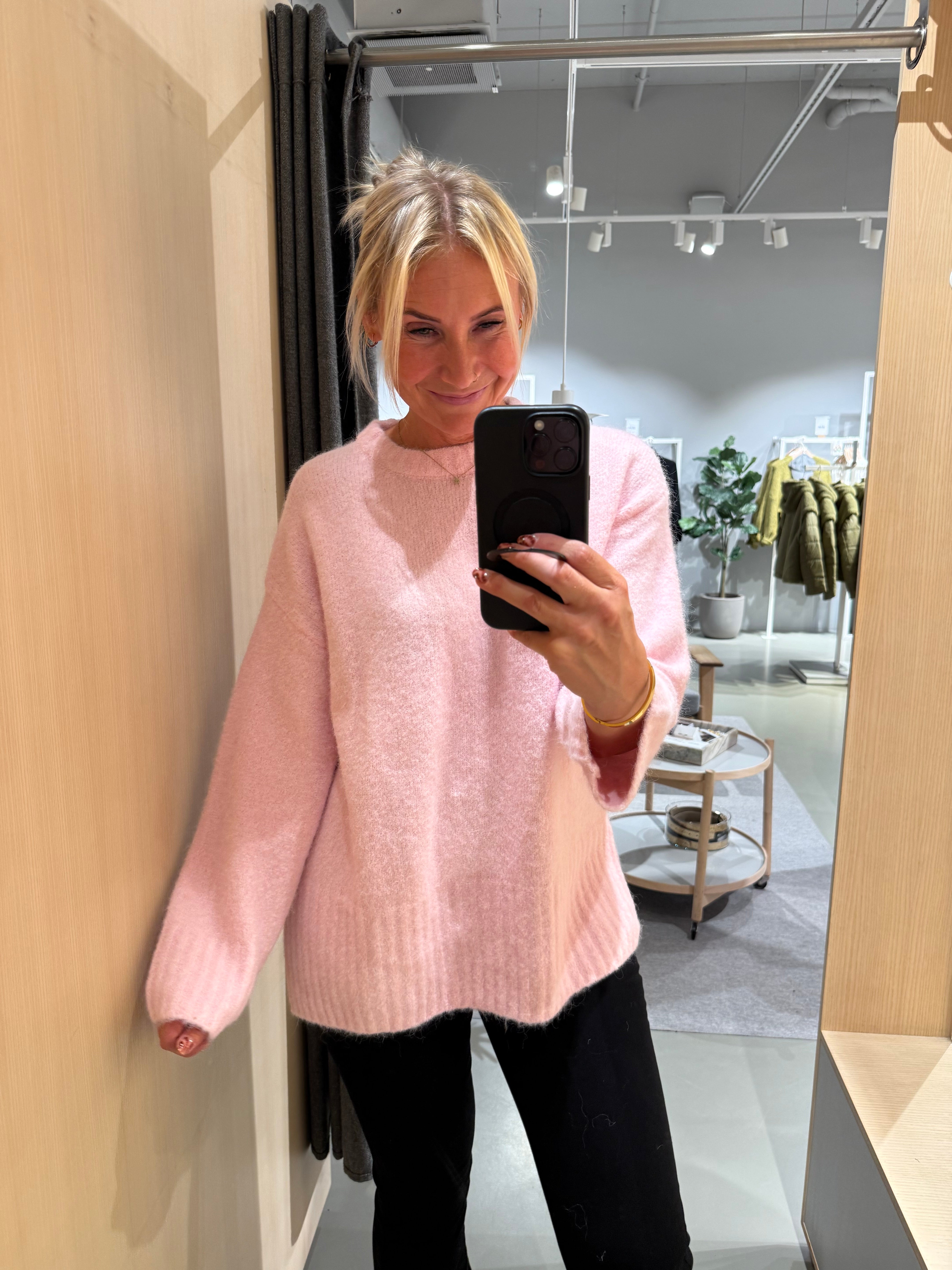 PCTINA Knitted Top - Roseate Spoonbill