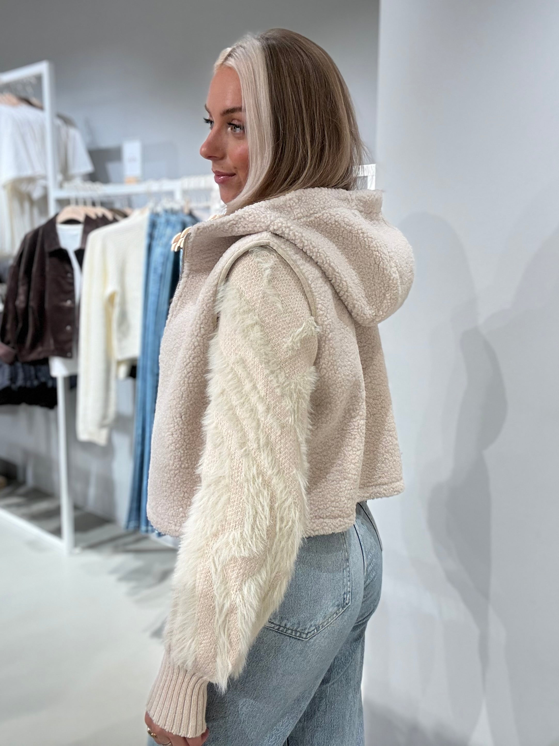 VIRIDA Poncho - Birch