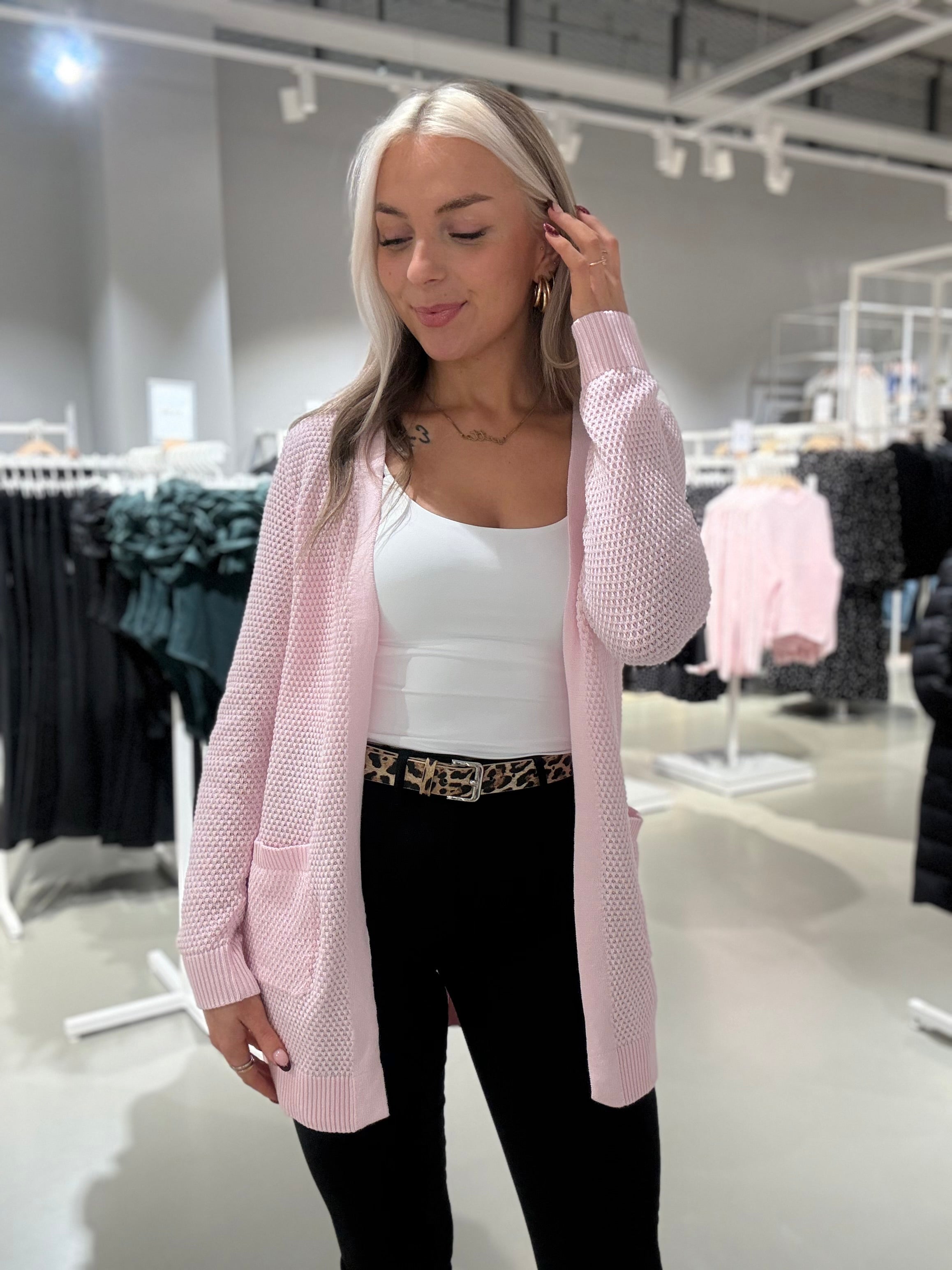 VIDALO Knit Cardigan - Cherry Blossom