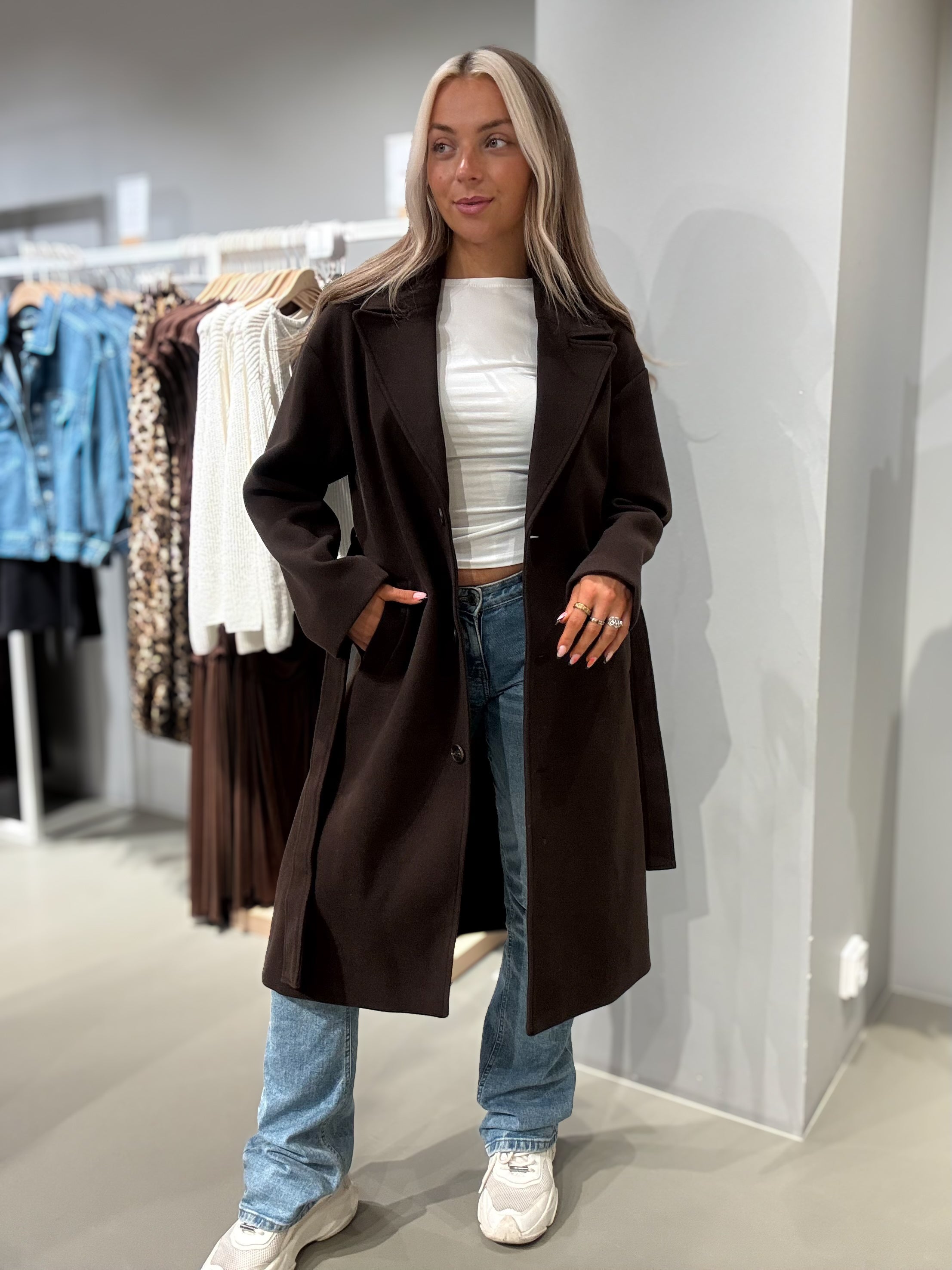 VICLAUDIA Coat - Coffee Bean