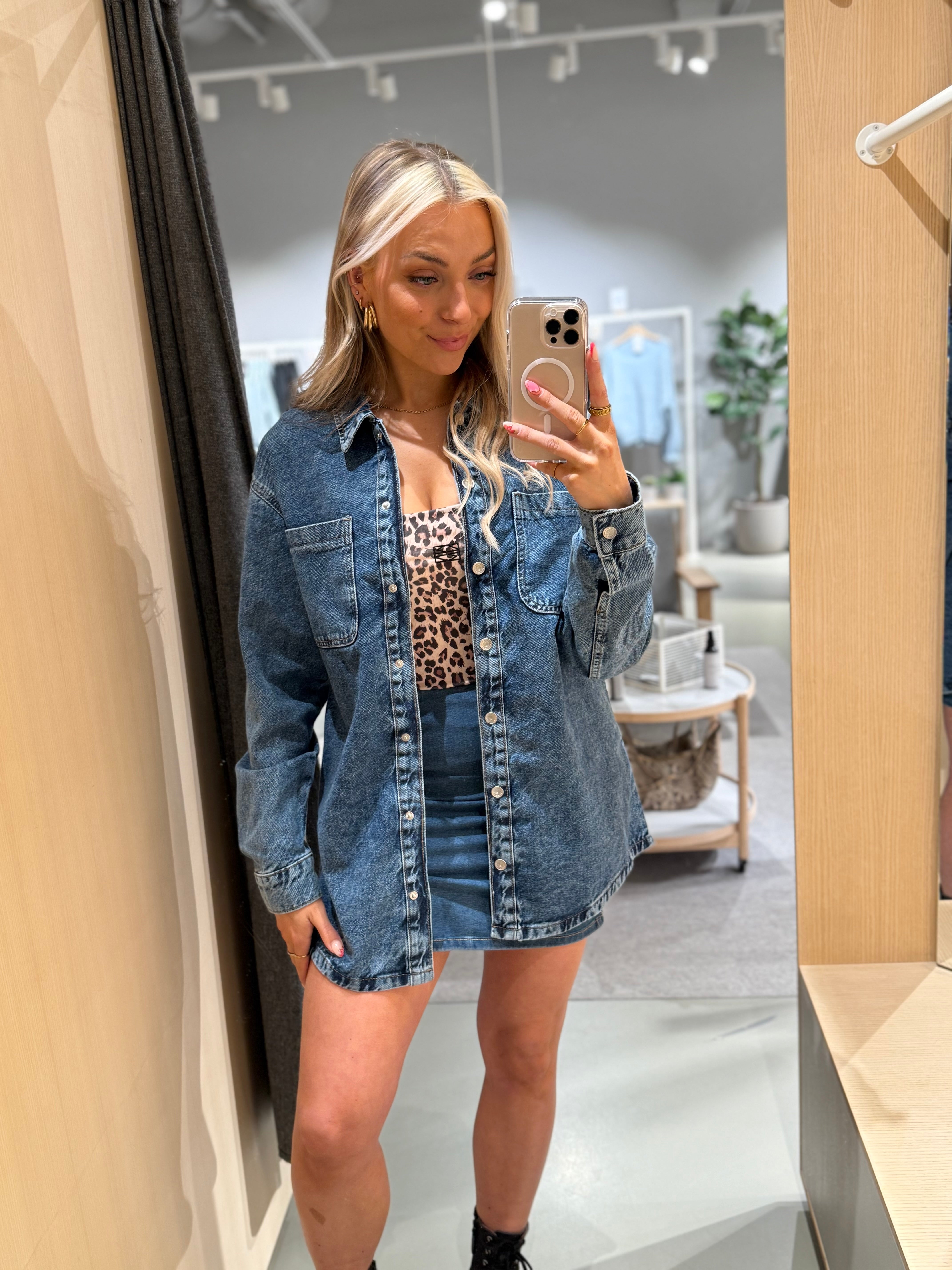 NMALVA Jacket - Medium Blue Denim