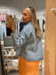 PCTAMRA Denim Jacket - Light Blue Denim