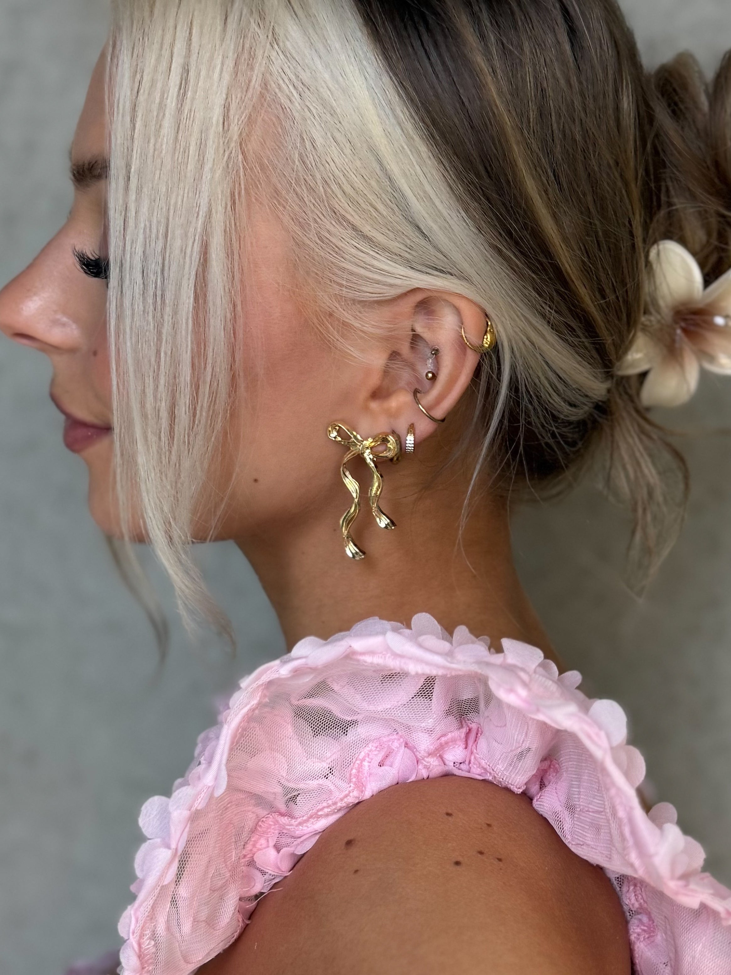 PCBENE Earrings - Gold Colour