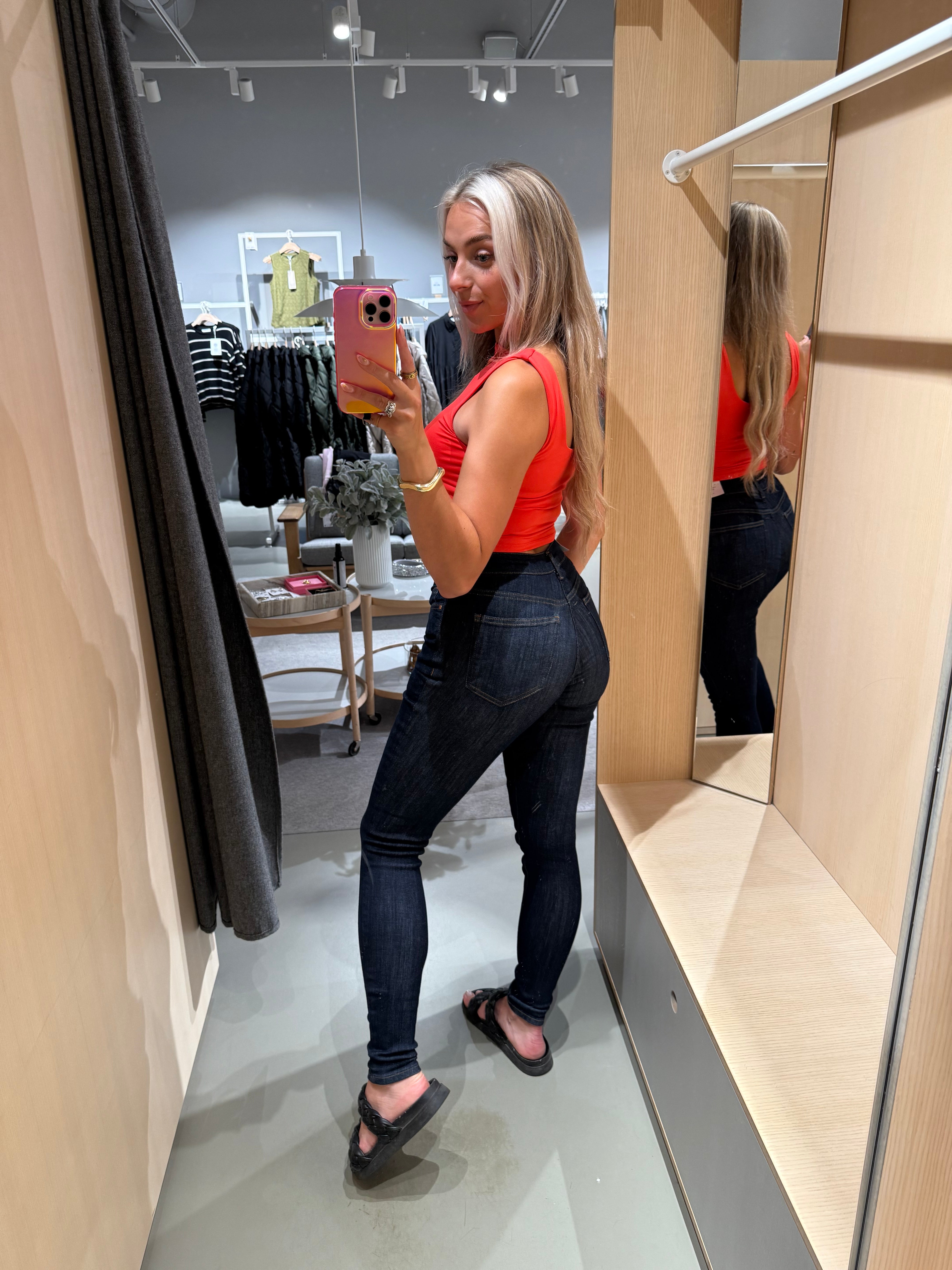 VISARAH Jeans - Dark Blue Denim