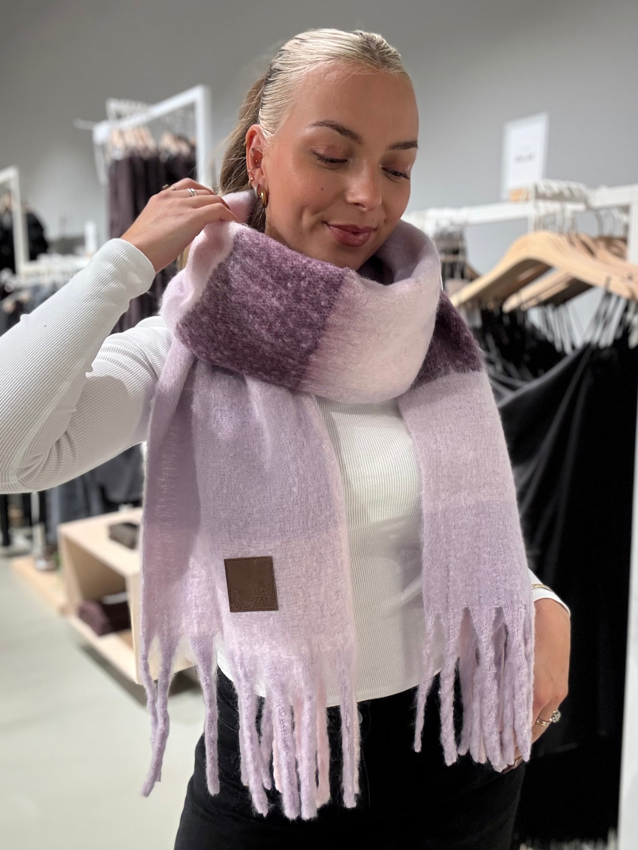 PCJULINE Scarf - Pastel Lilac