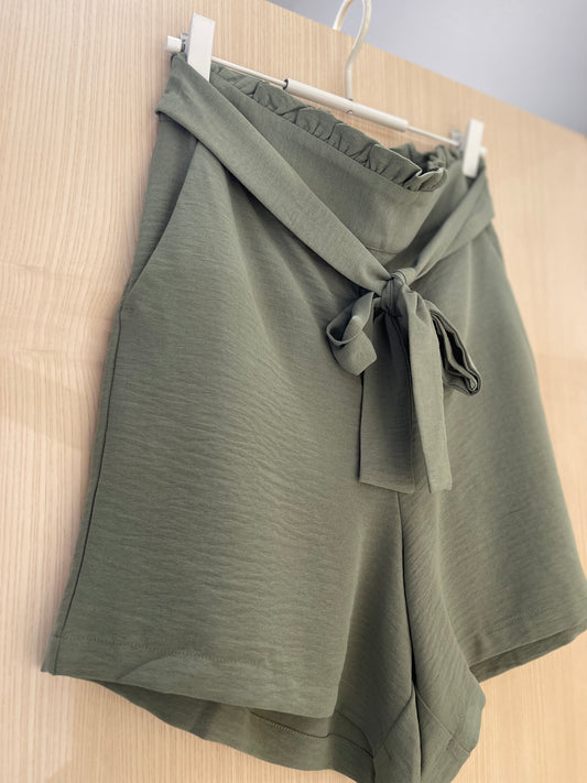 VIRASHA Shorts - Oil Green