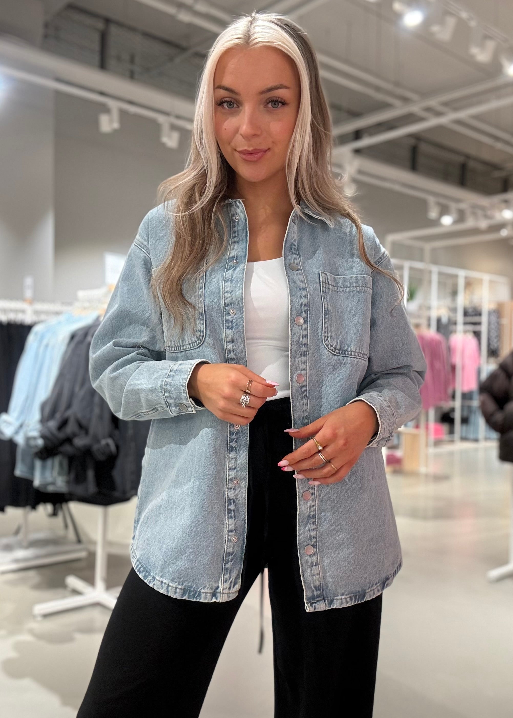 NMALVA Jacket - Light Blue Denim