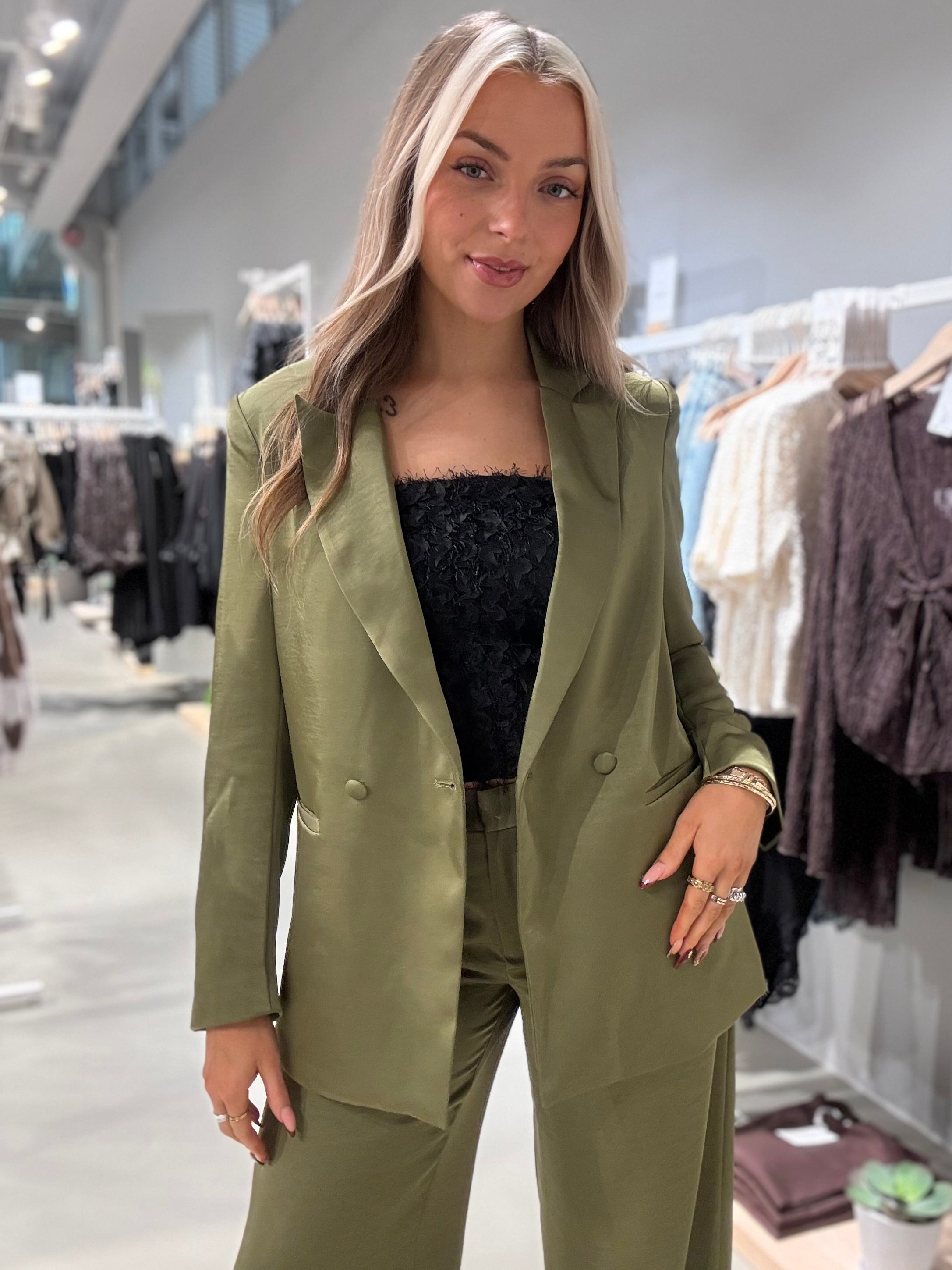 OBJCHILLI Blazer - Martini Olive