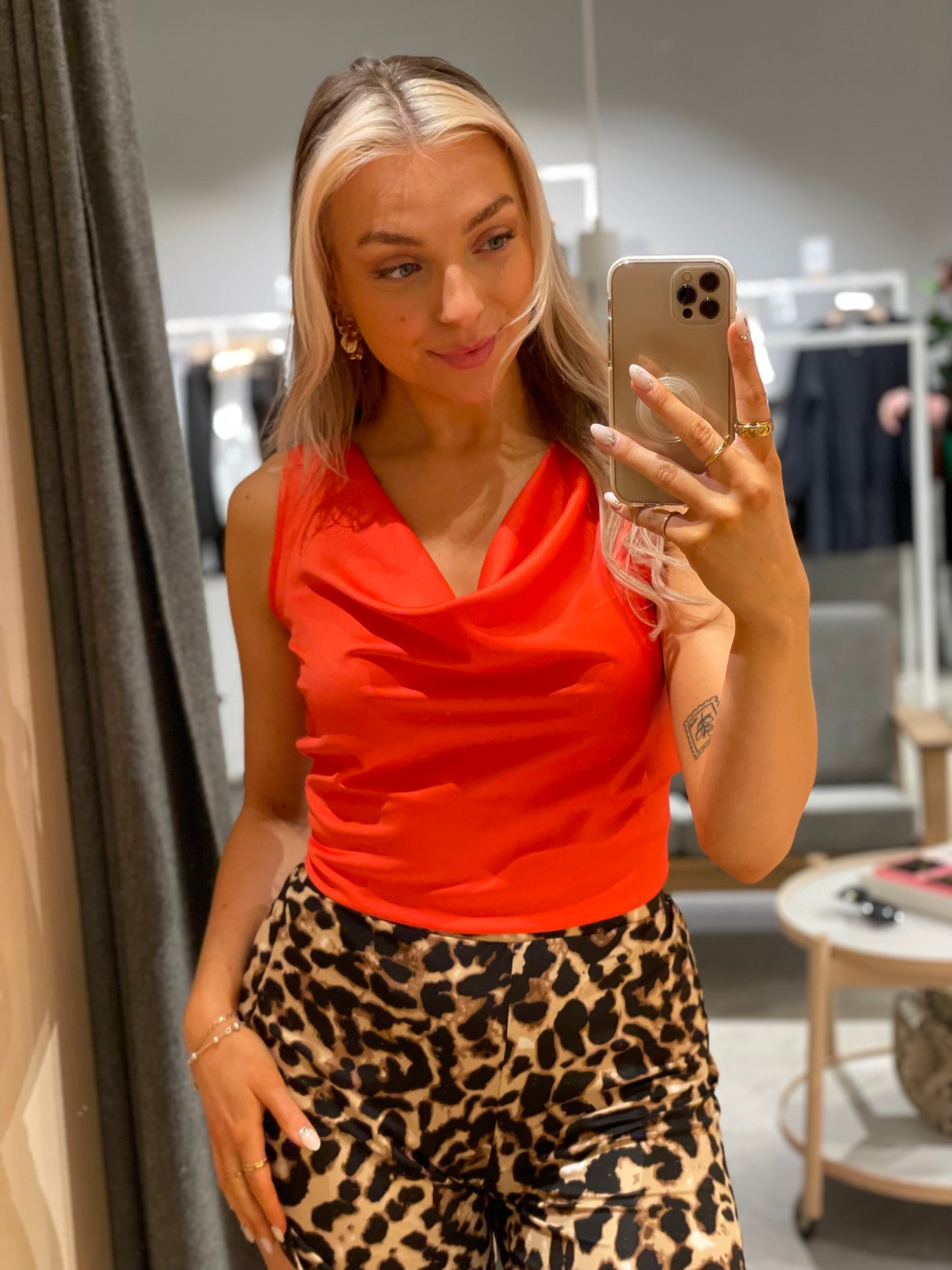 VIANITA Top - Poppy Red