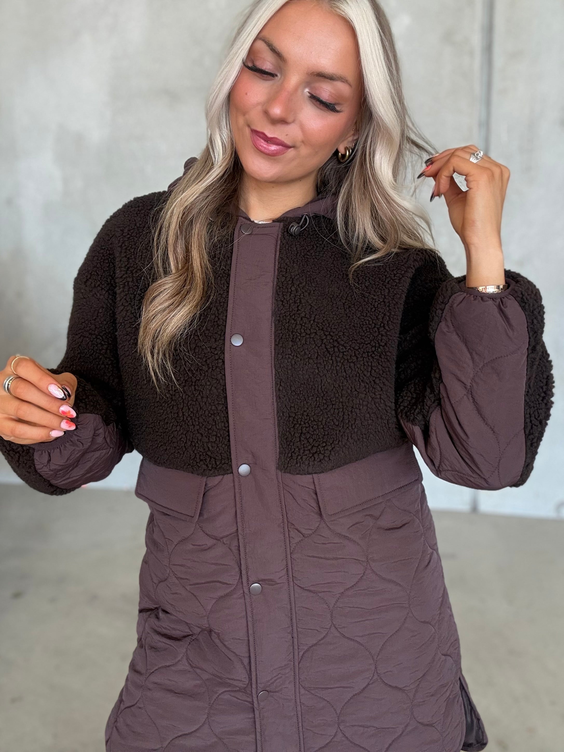 VITONE Coat - Coffee Bean