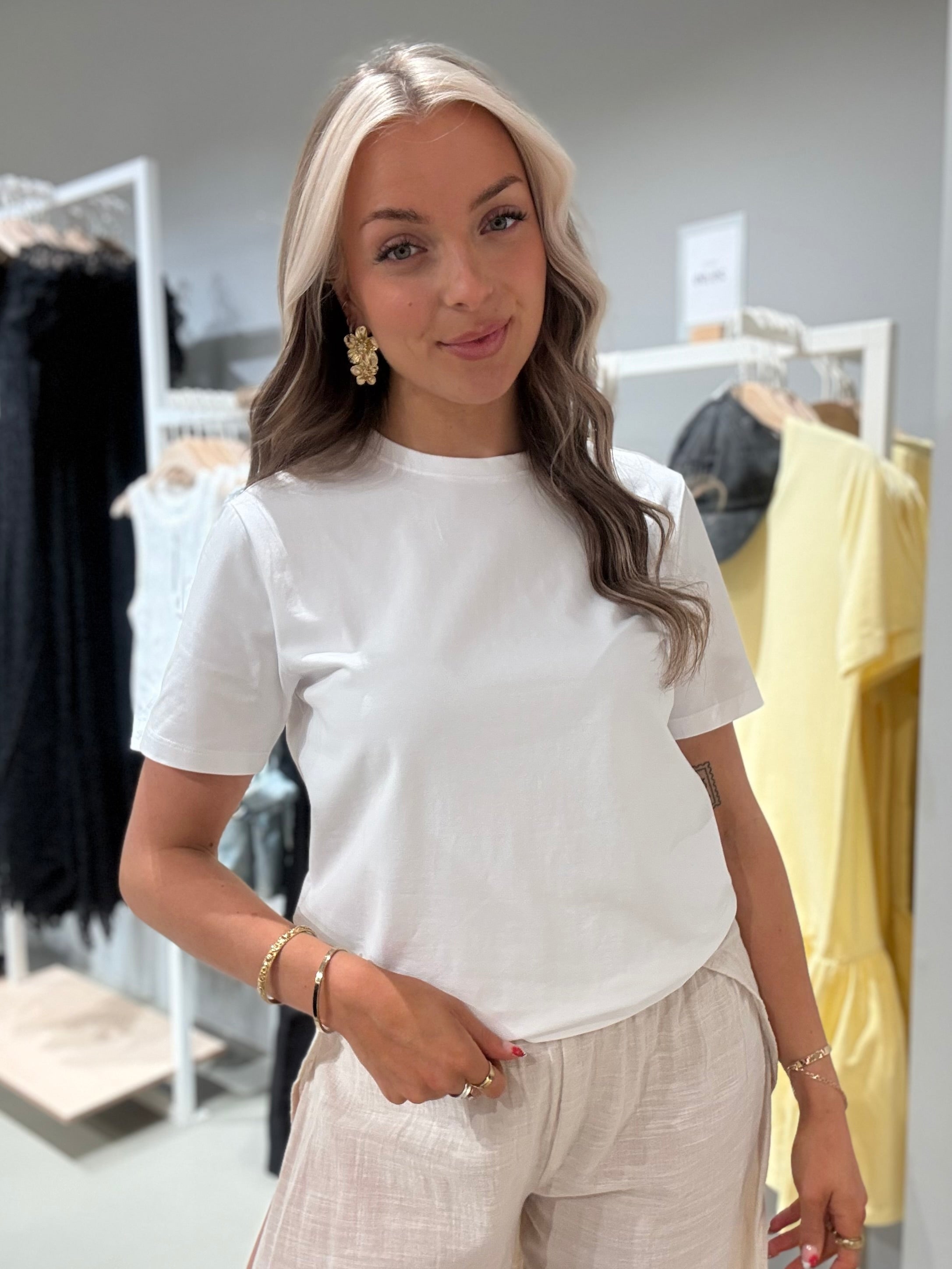 VINORA T-Shirt - Bright White