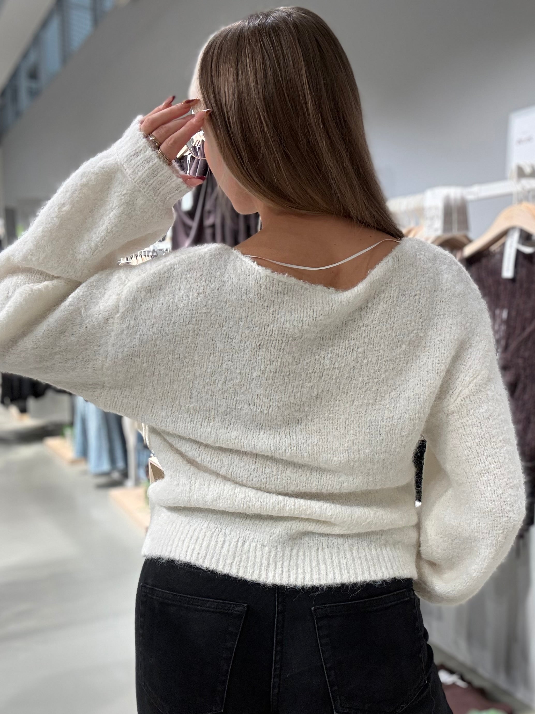 VIMARLEY Pullover - Egret
