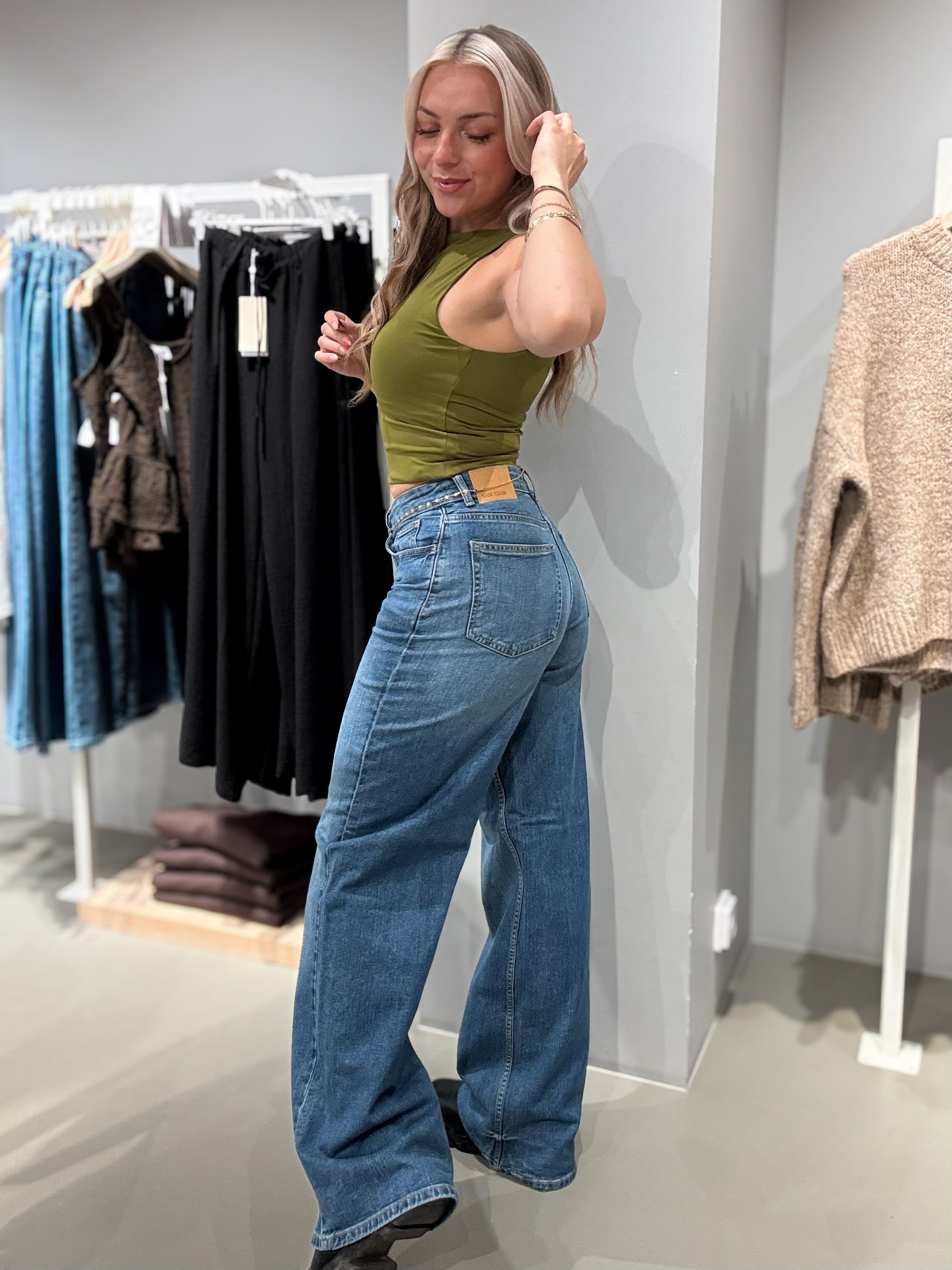 NMKENZIE Jeans - Medium Blue Denim