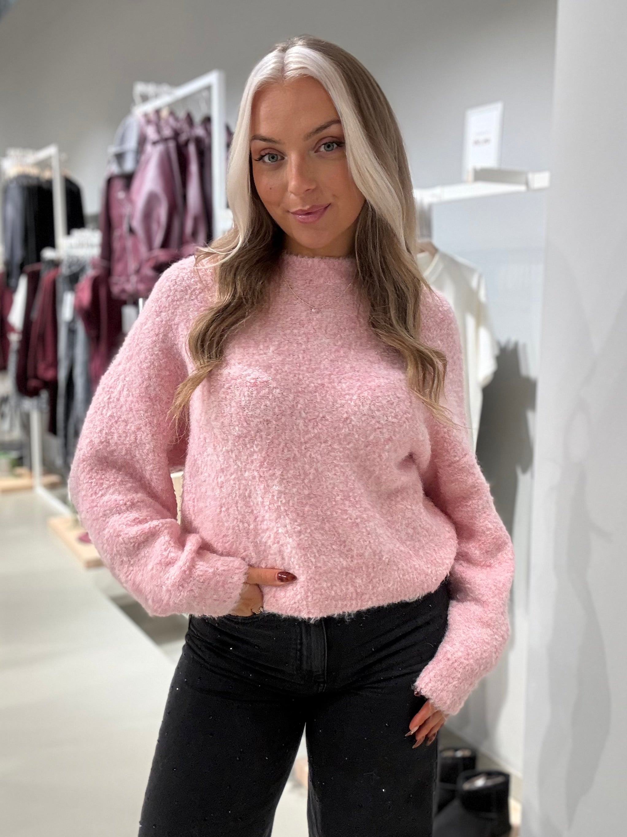 PCATHERINE Pullover - Sea Pink
