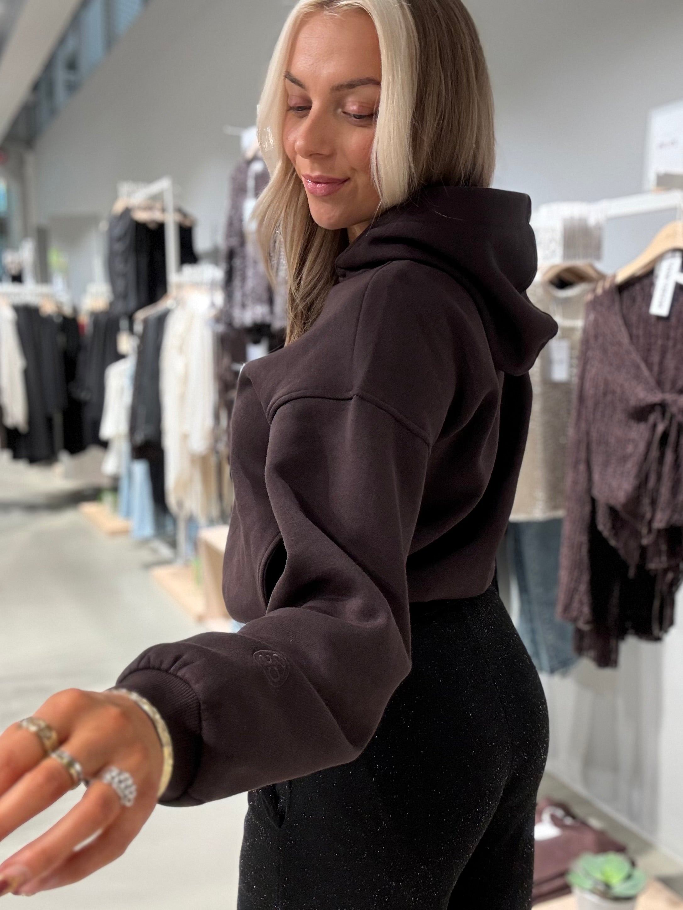 PCVALENTINA Sweatshirt - Ganache