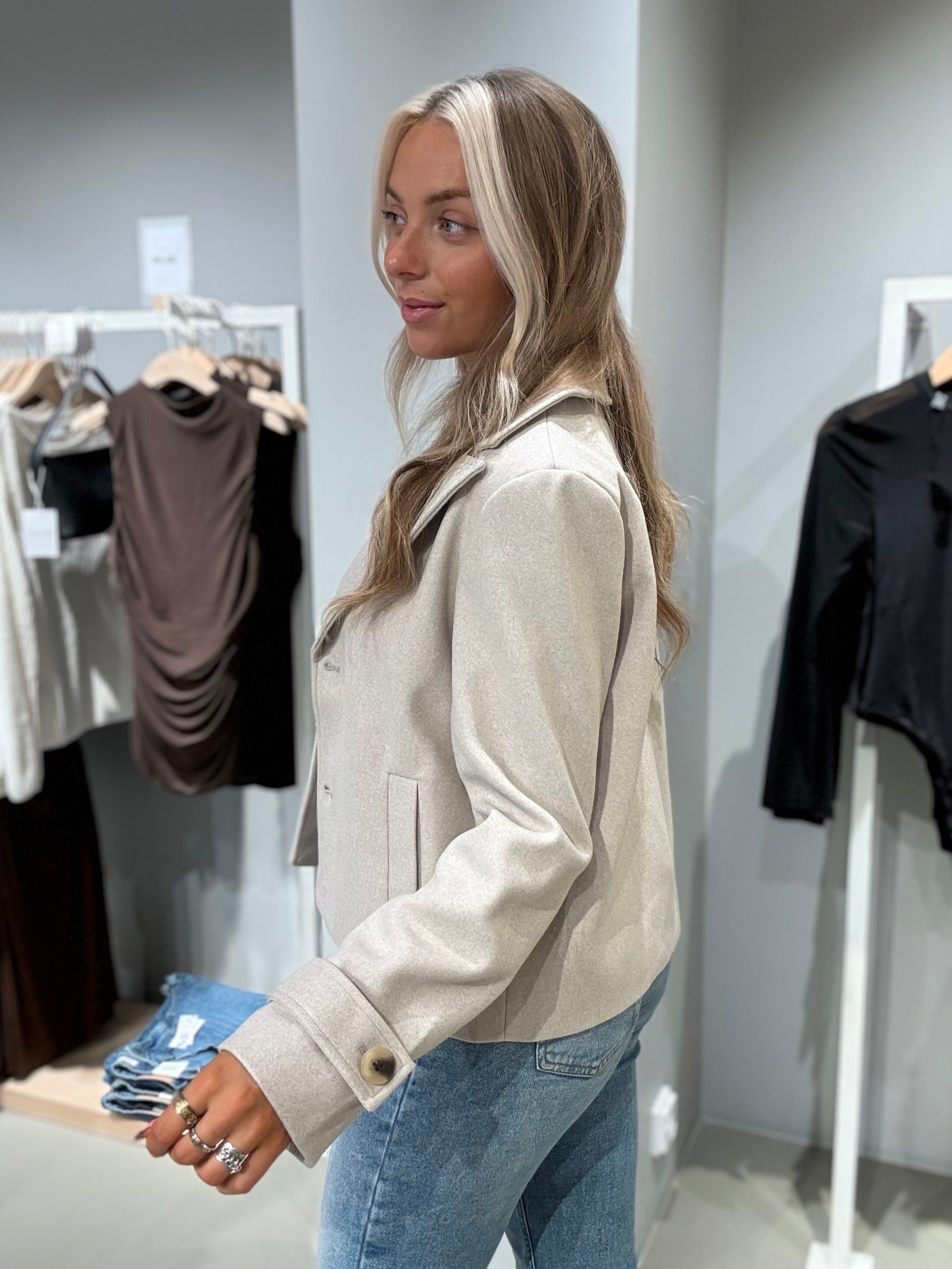 VISOLO Jacket - Natural Melange