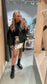 NMSMILA Mini Skirt - Silver Colour