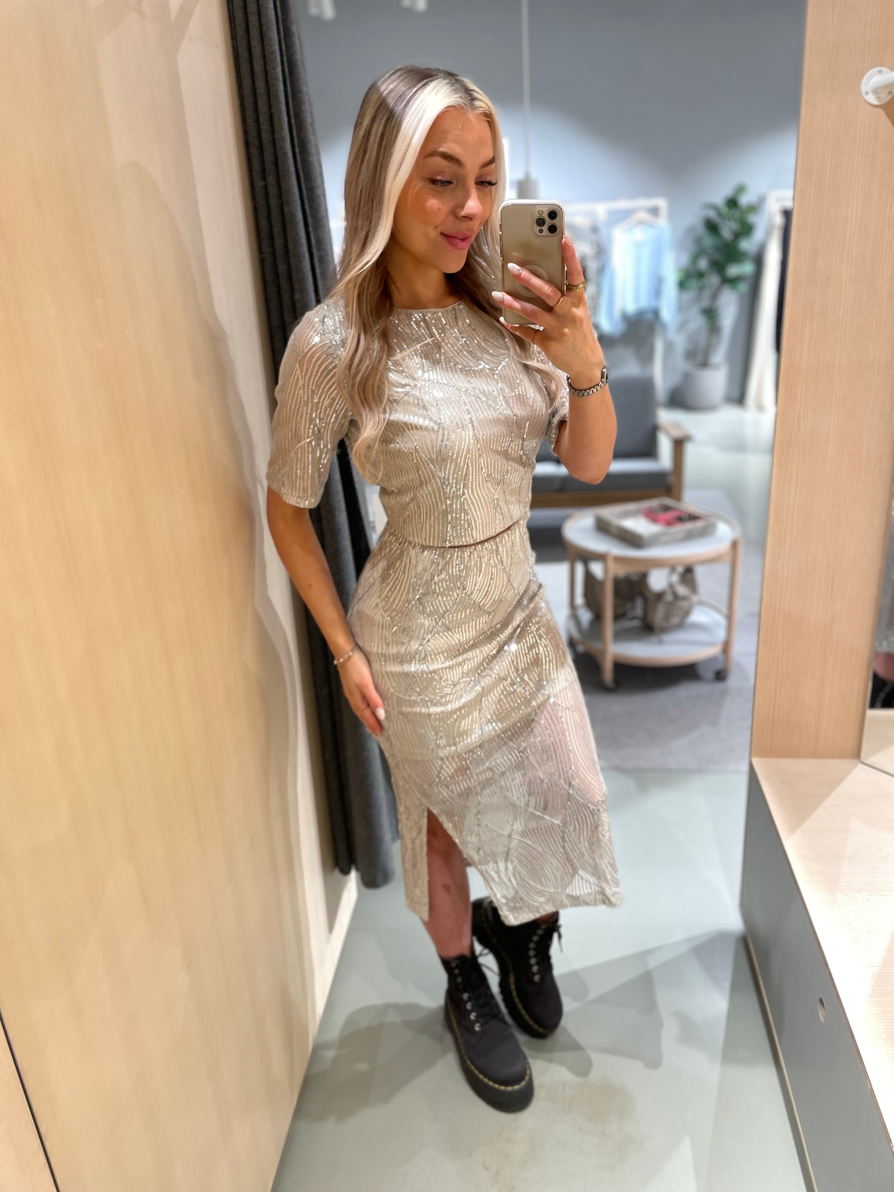 PCTASHA T-Shirt - Silver Gray