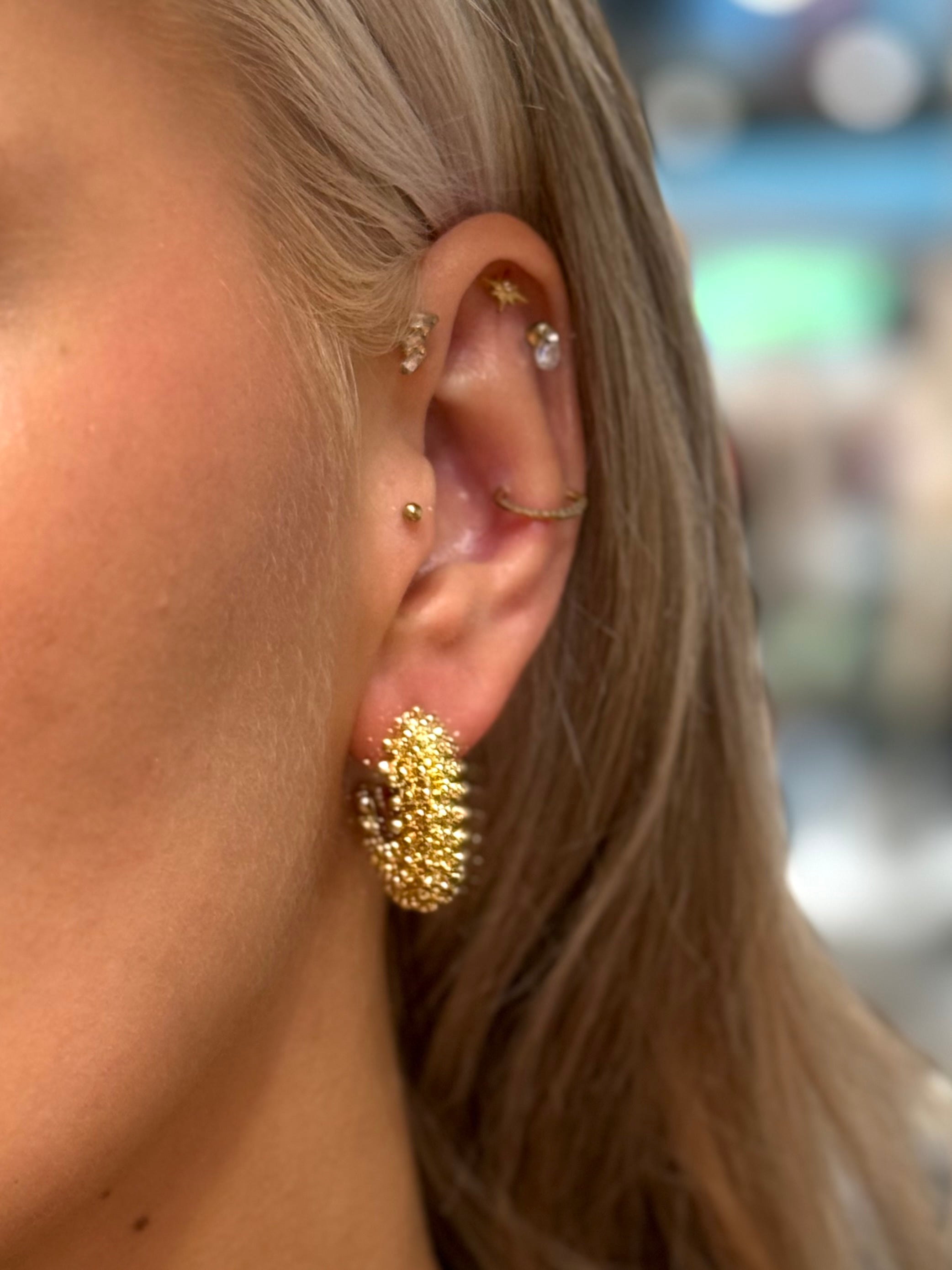 PCFIONA Earrings - Gold Colour