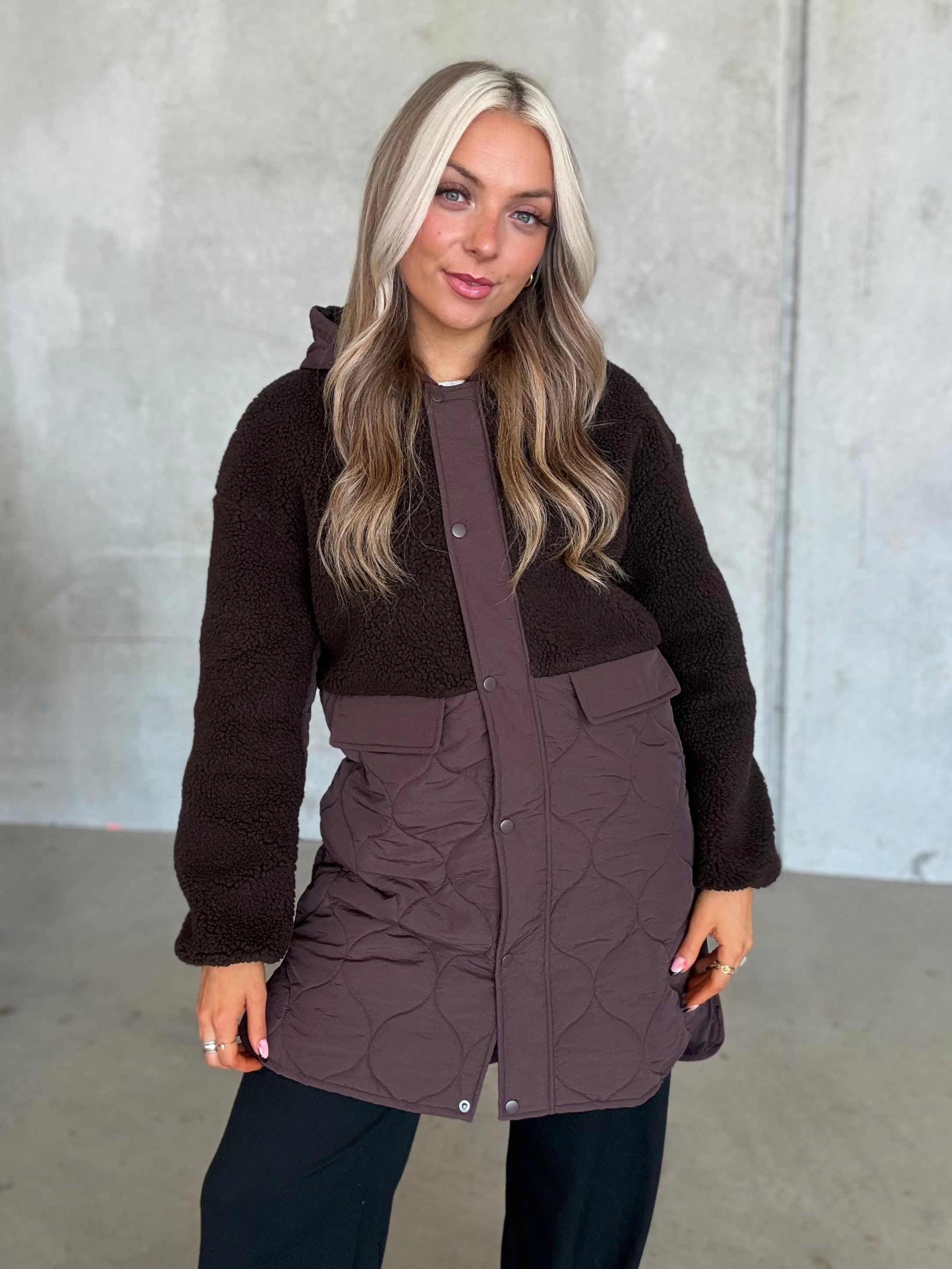 VITONE Coat - Coffee Bean