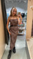 PCAMBER Long Dress - Black