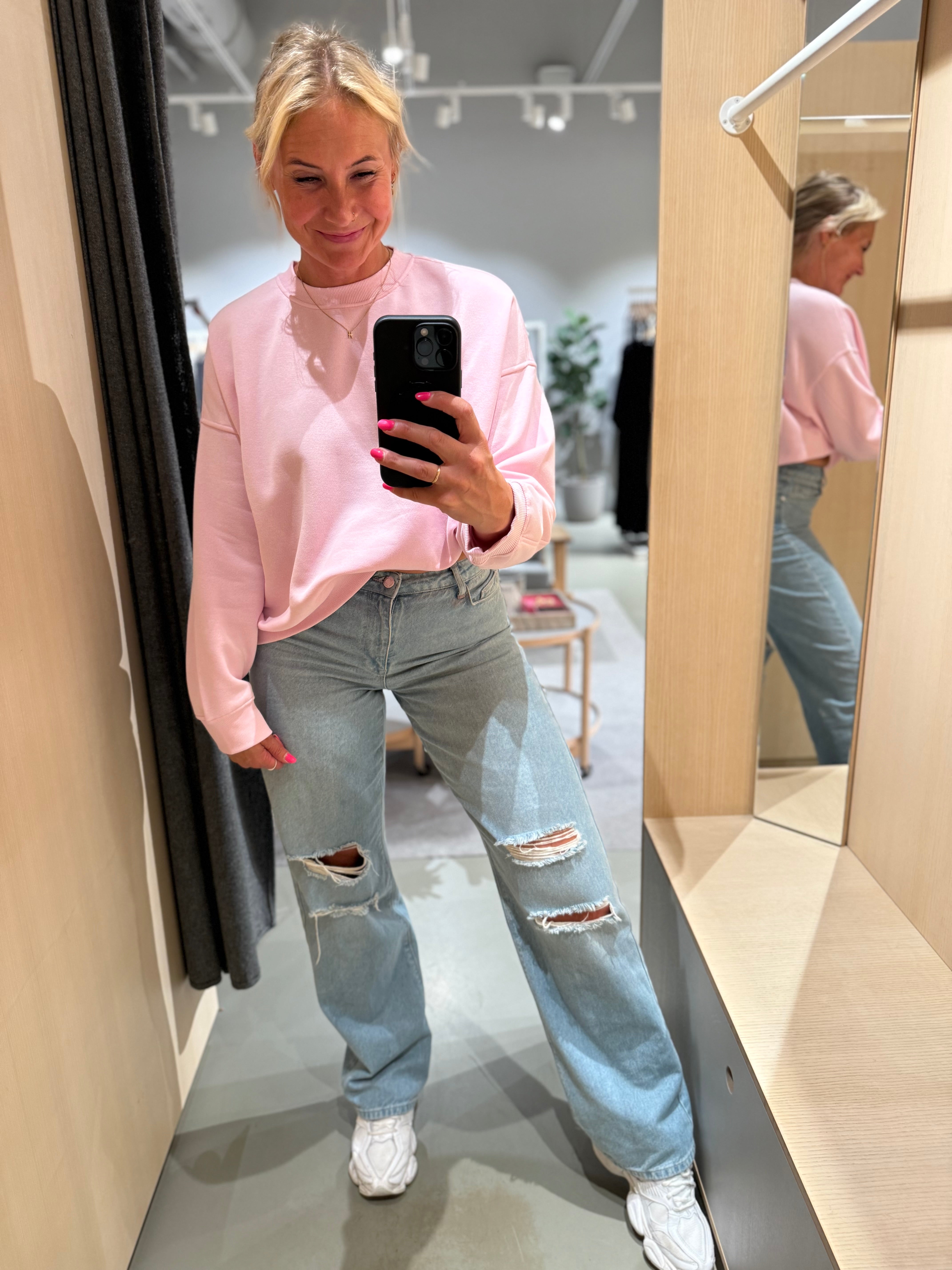 OBJARINA Sweatshirt - Roseate Spoonbill