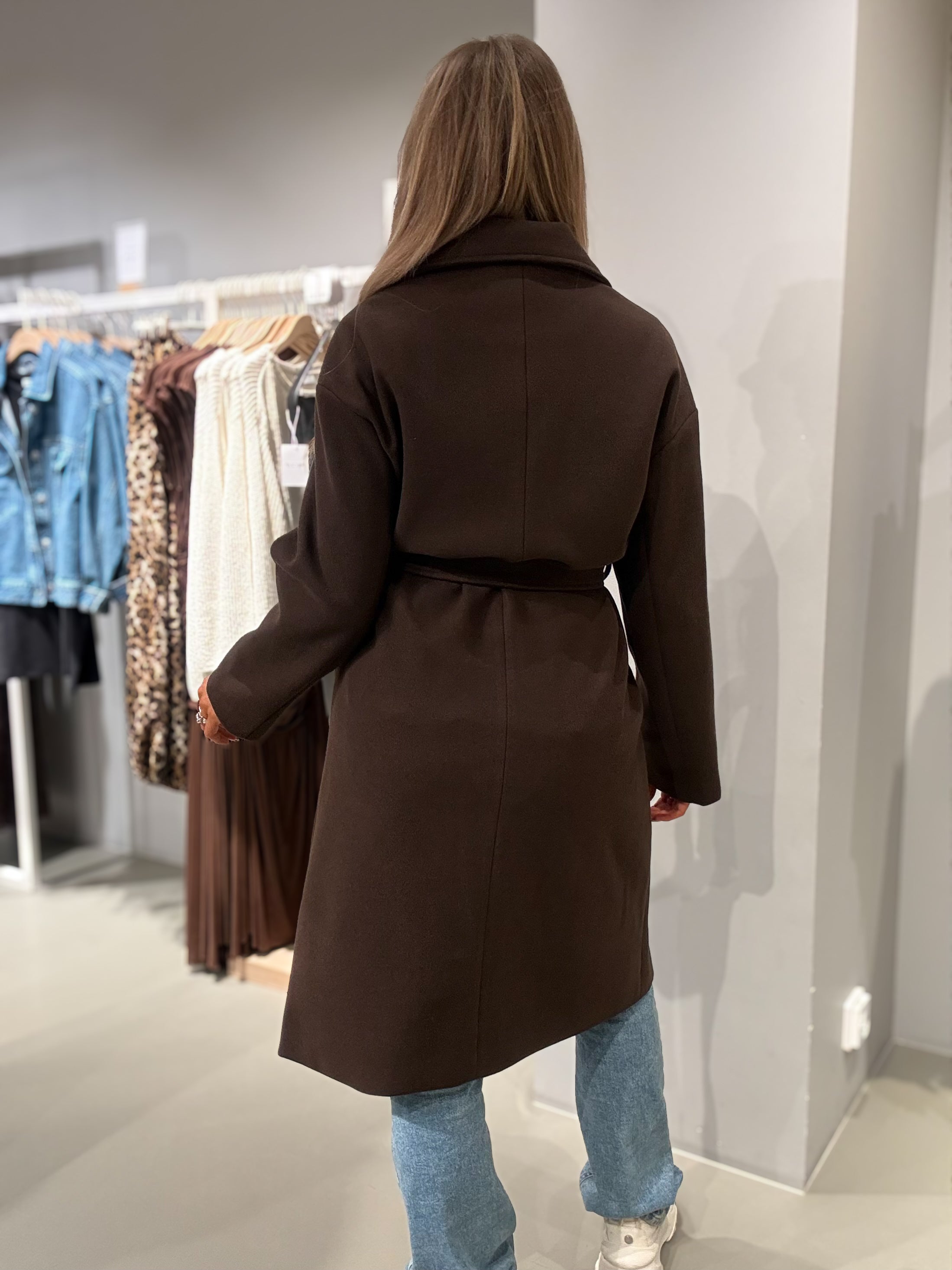 VICLAUDIA Coat - Coffee Bean