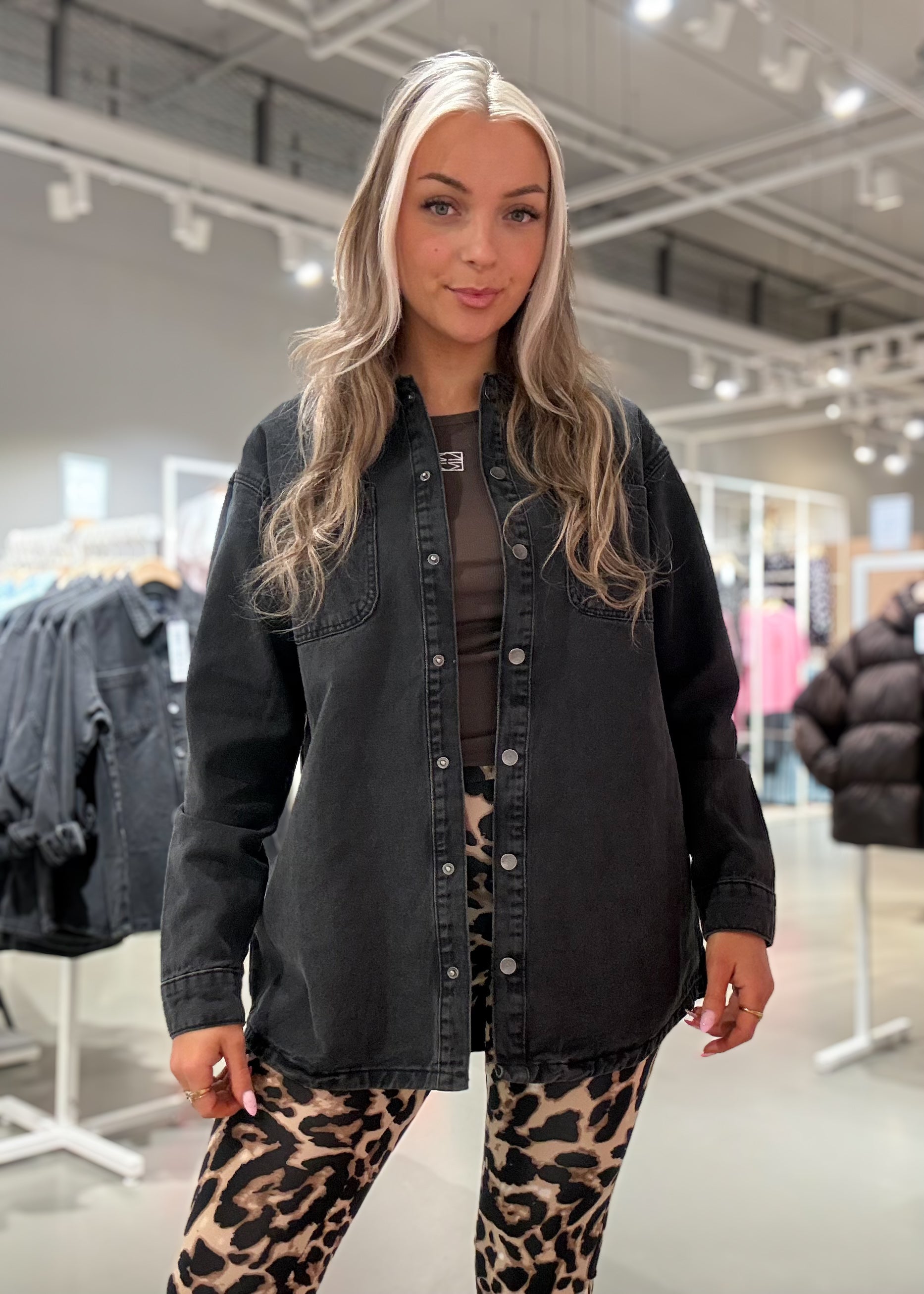 NMALVA Jacket - Black Denim