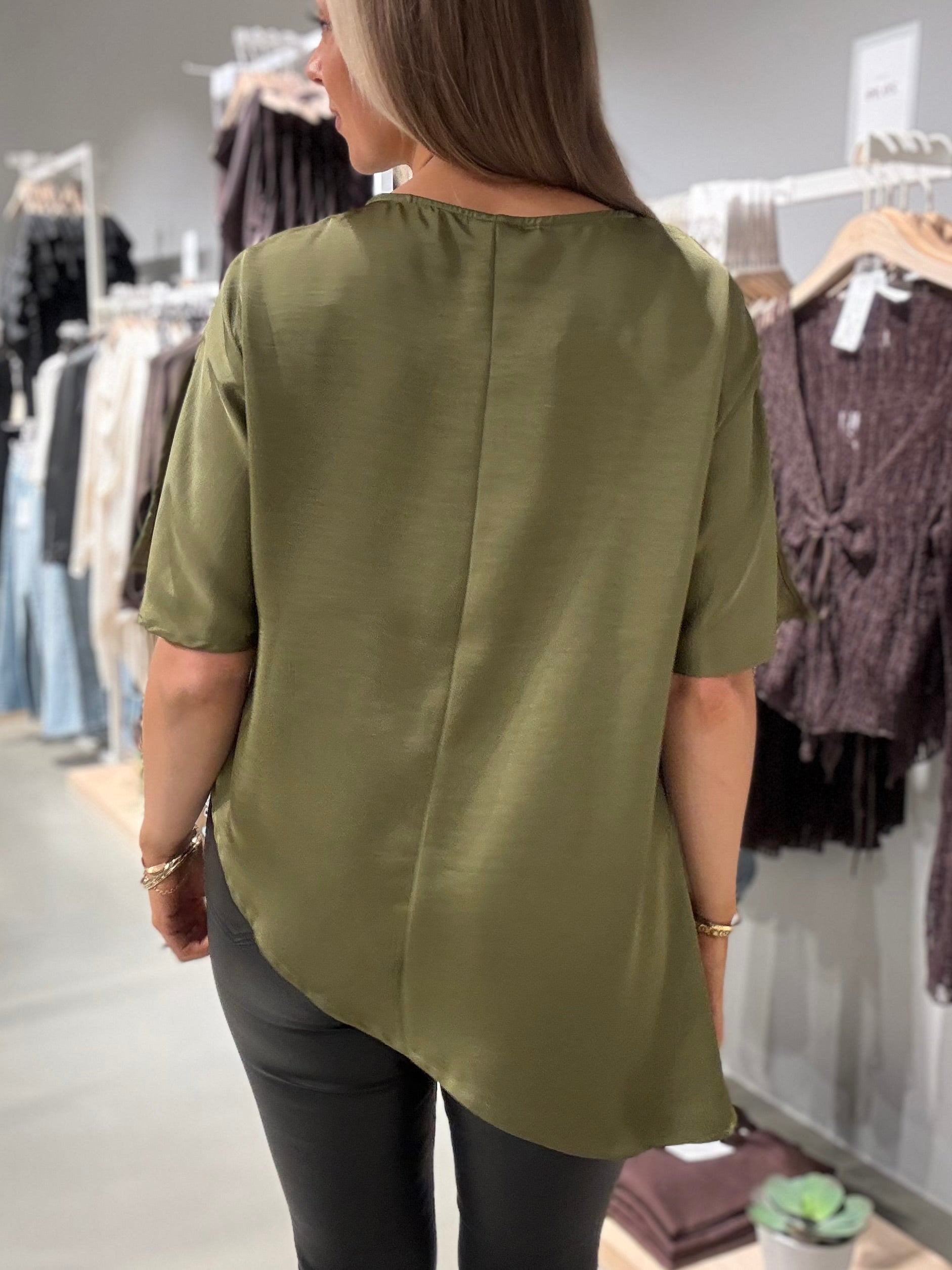 OBJCHILLI Top - Martini Olive