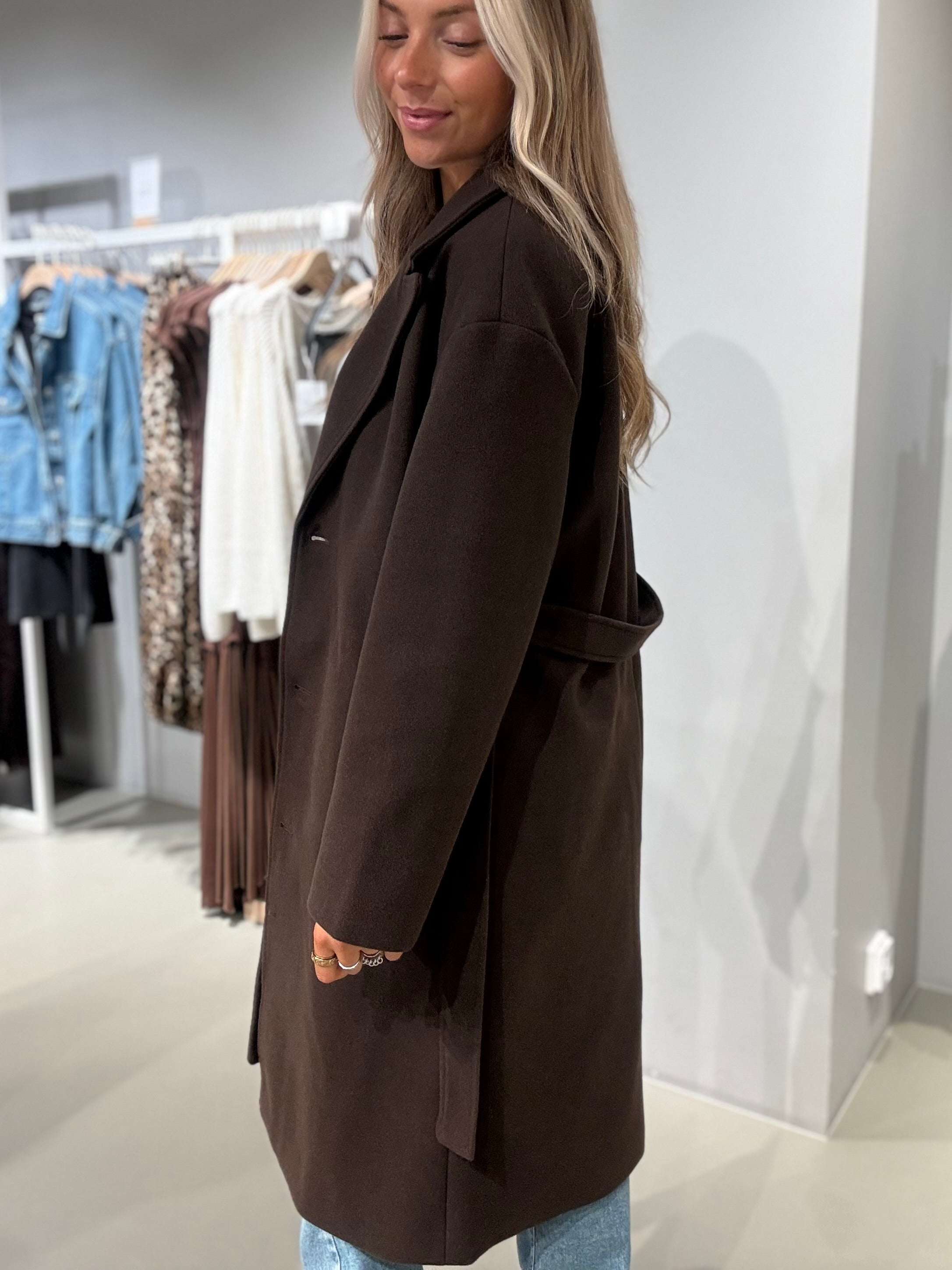 VICLAUDIA Coat - Coffee Bean