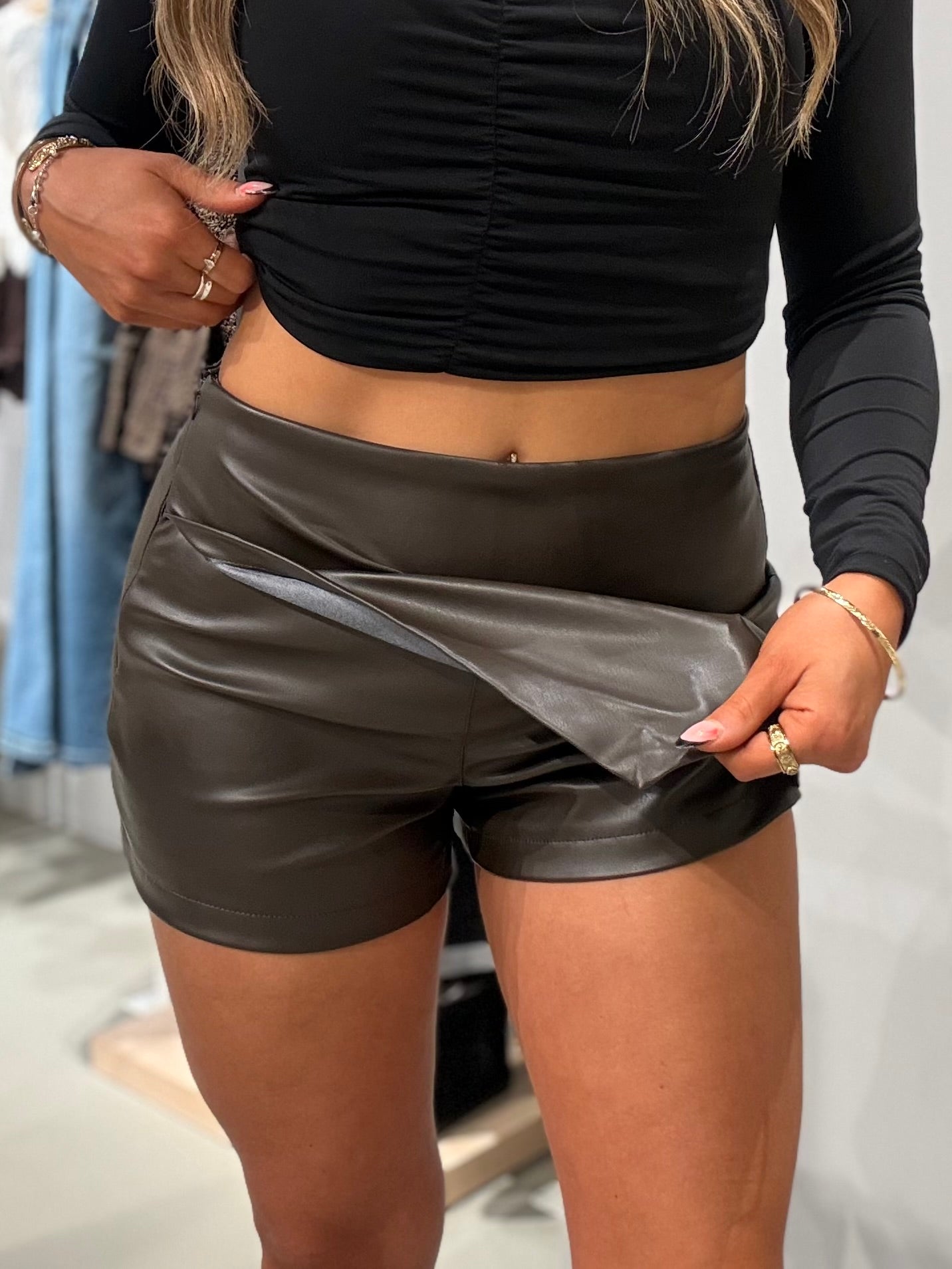NMRUBY Shorts - Demitasse