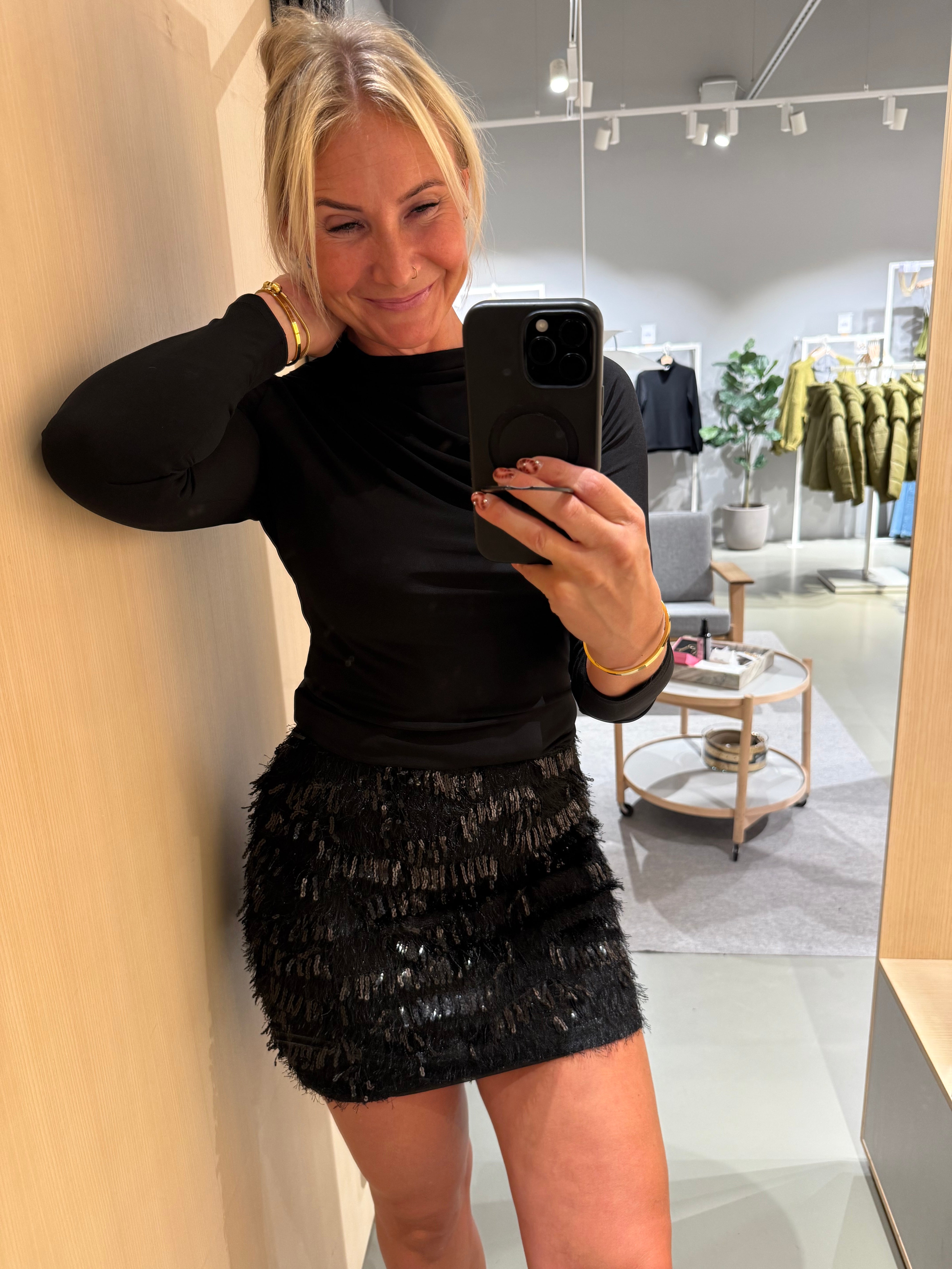 PCERUN Mini Skirt - Black