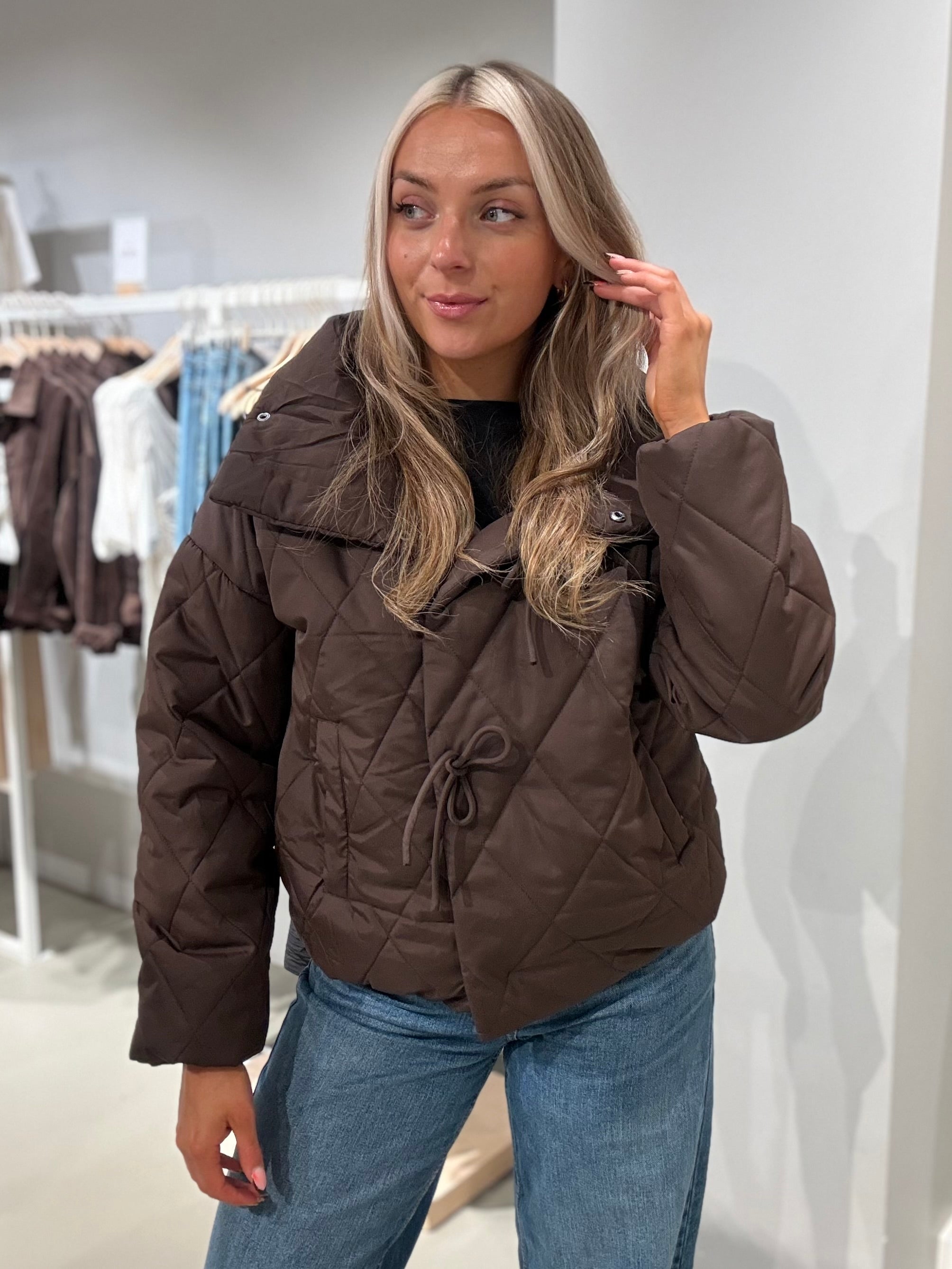 VIBUMBLE Jacket - Coffee Bean