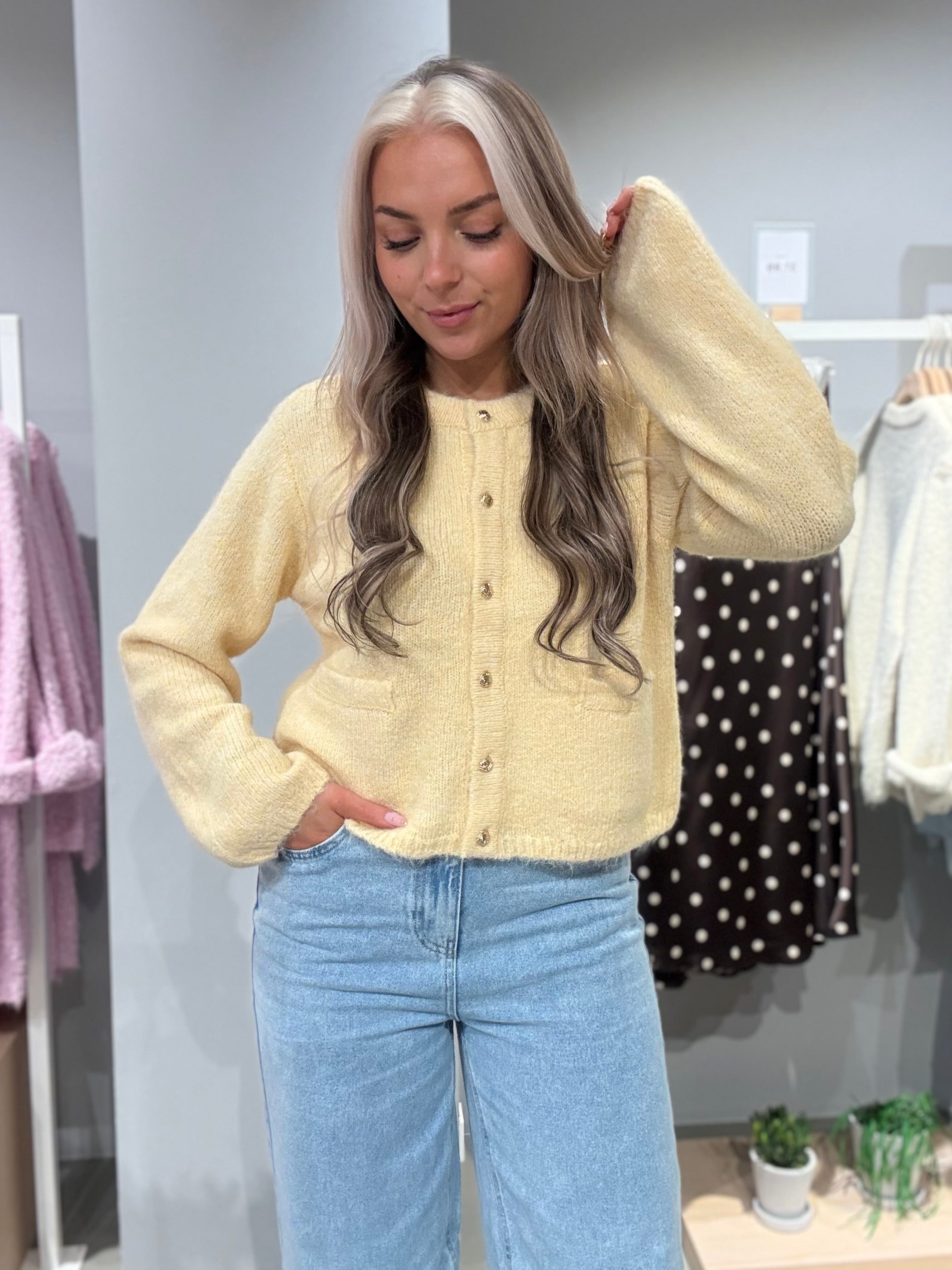 OBJSAGGIA Pullover - Sunlight