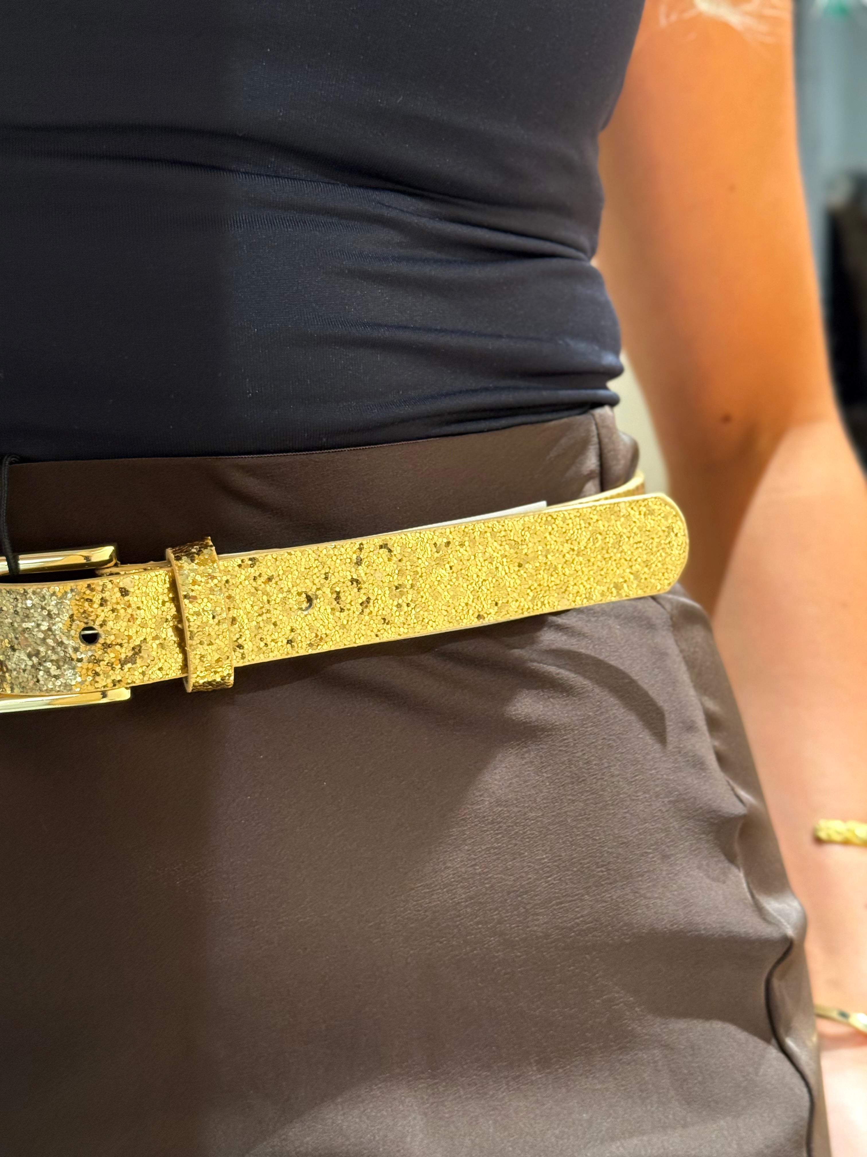 PCNILLA Belts - Gold Colour