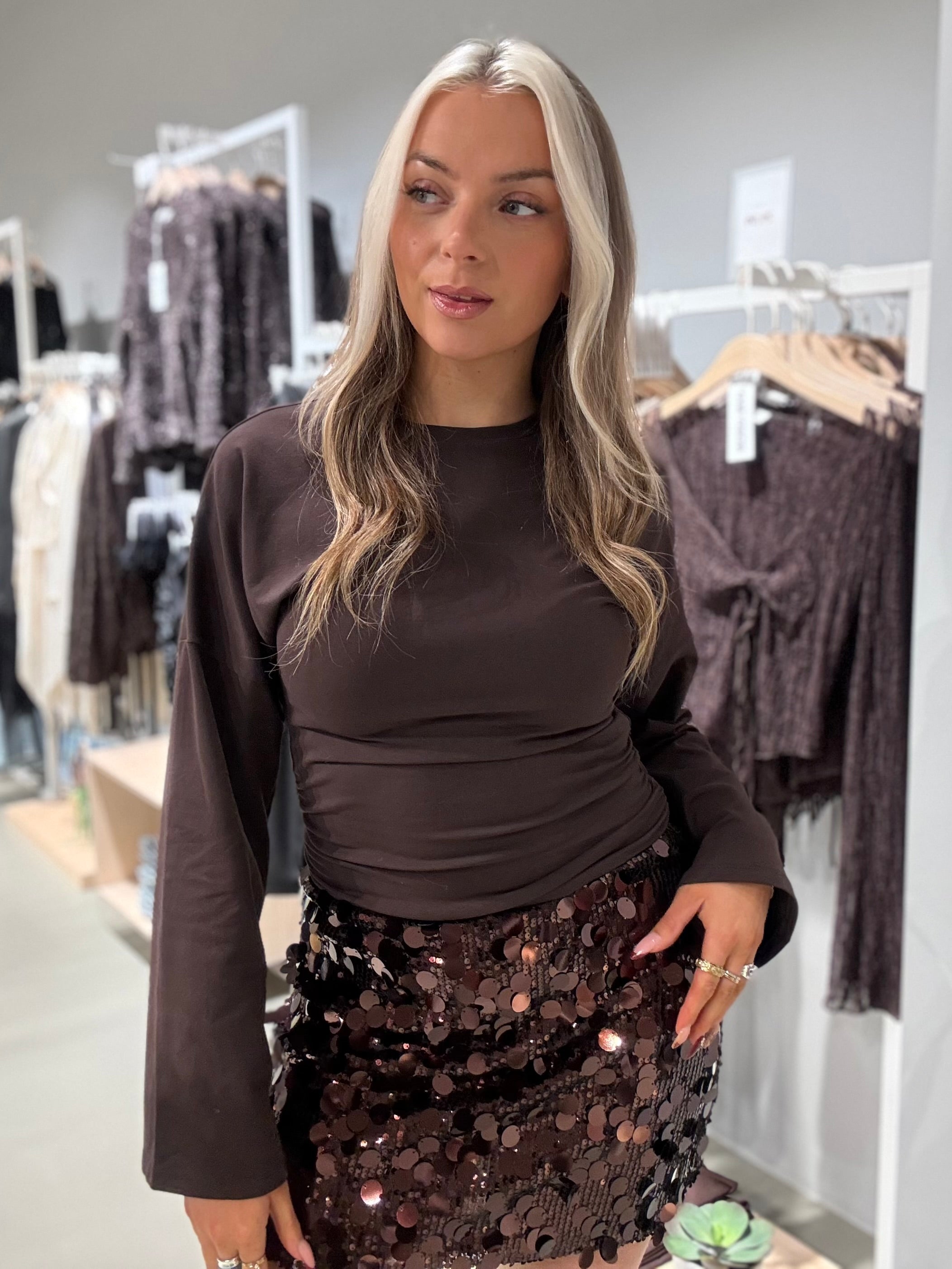 PCALLI Top - Chocolate Plum