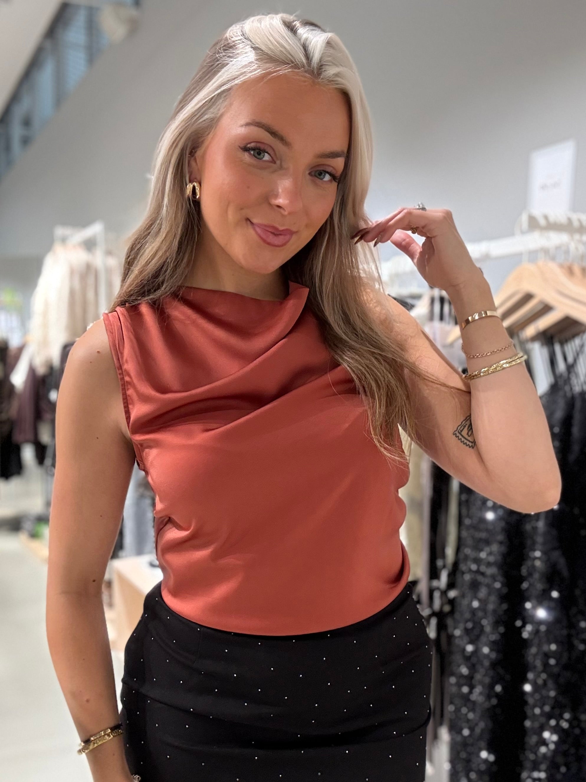 VIELMINA Top - Marsala