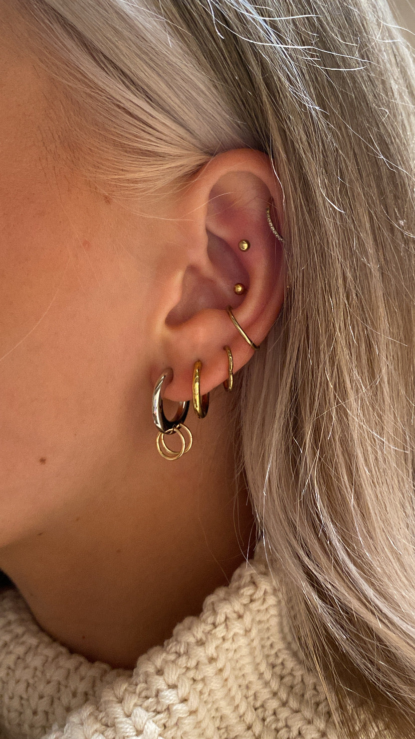 PCNIOKA Earrings - Silver Colour