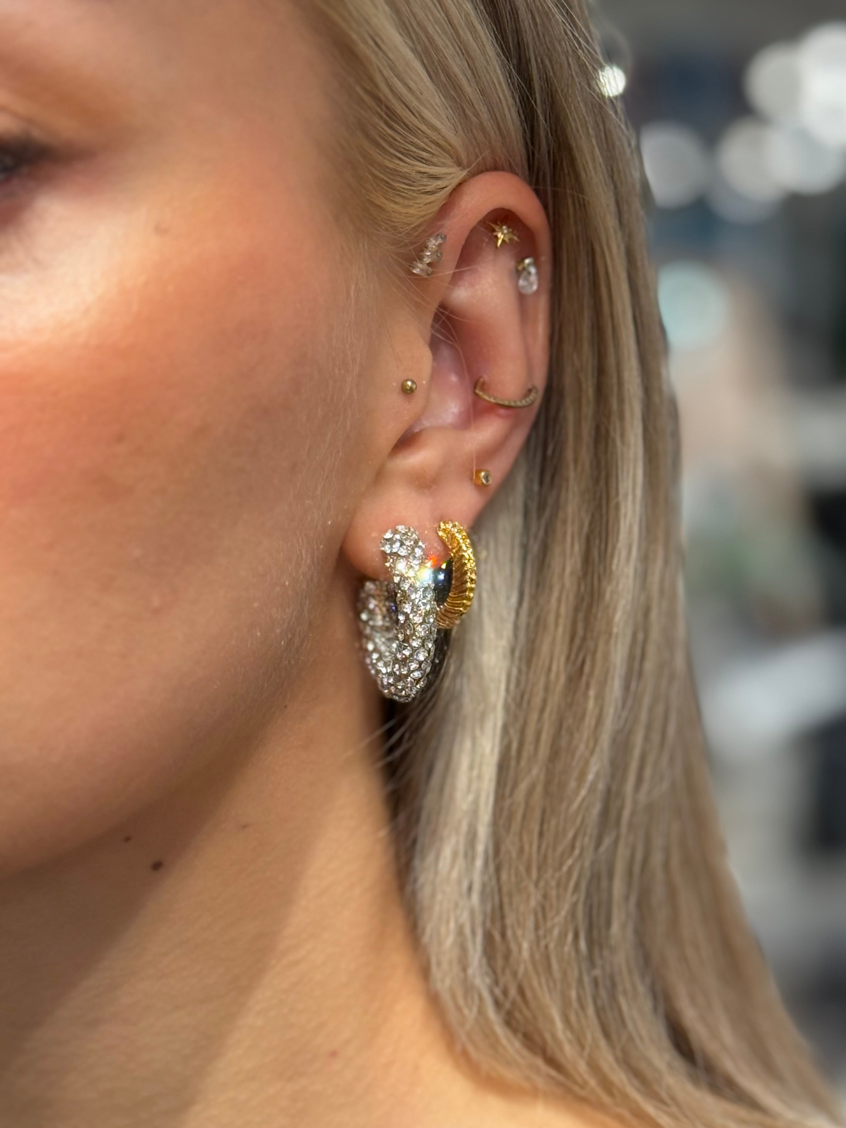 PCMAJA Earrings - Gold Colour