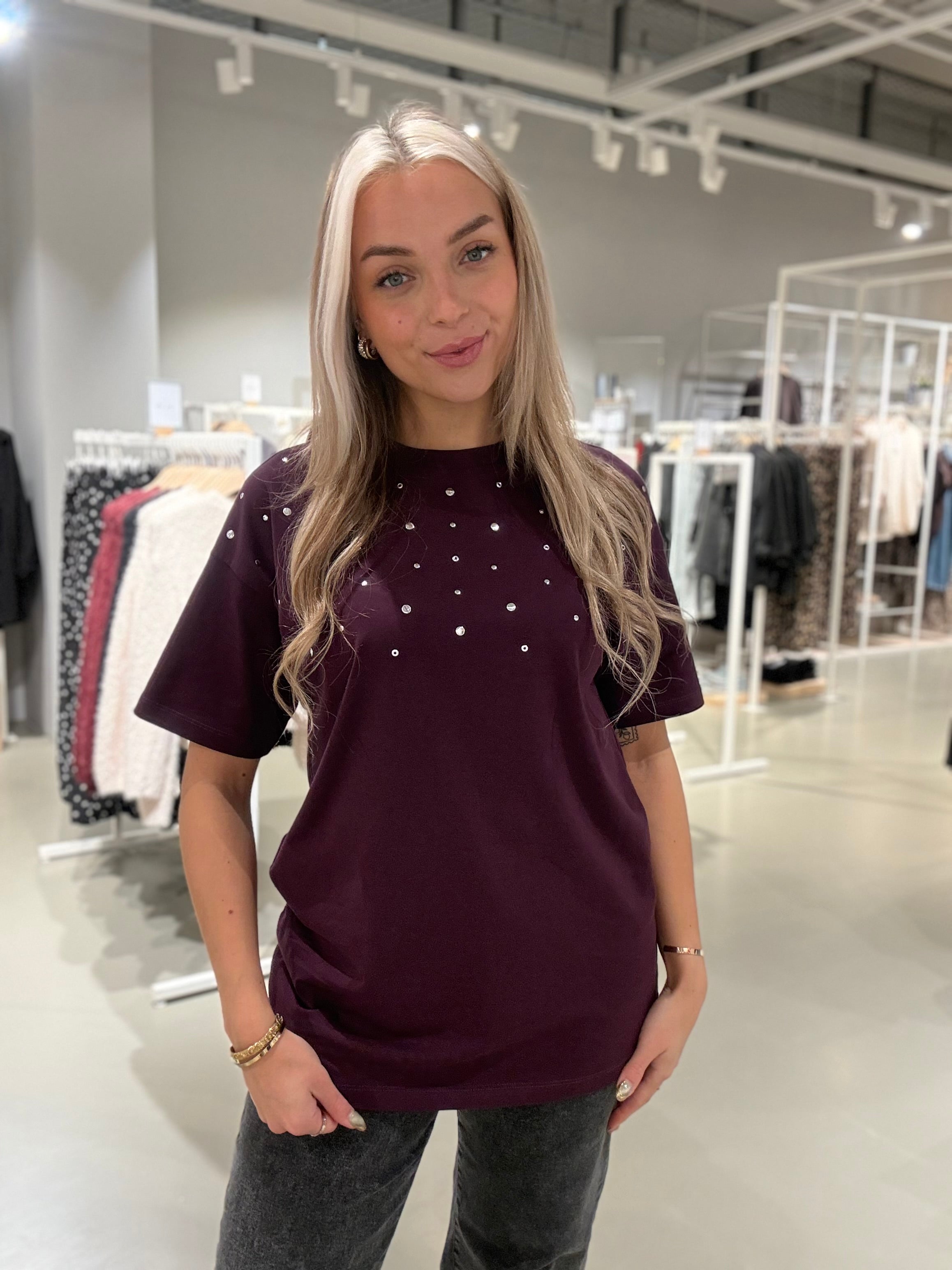 PCSKYLAR T-Shirt - Dark Purple