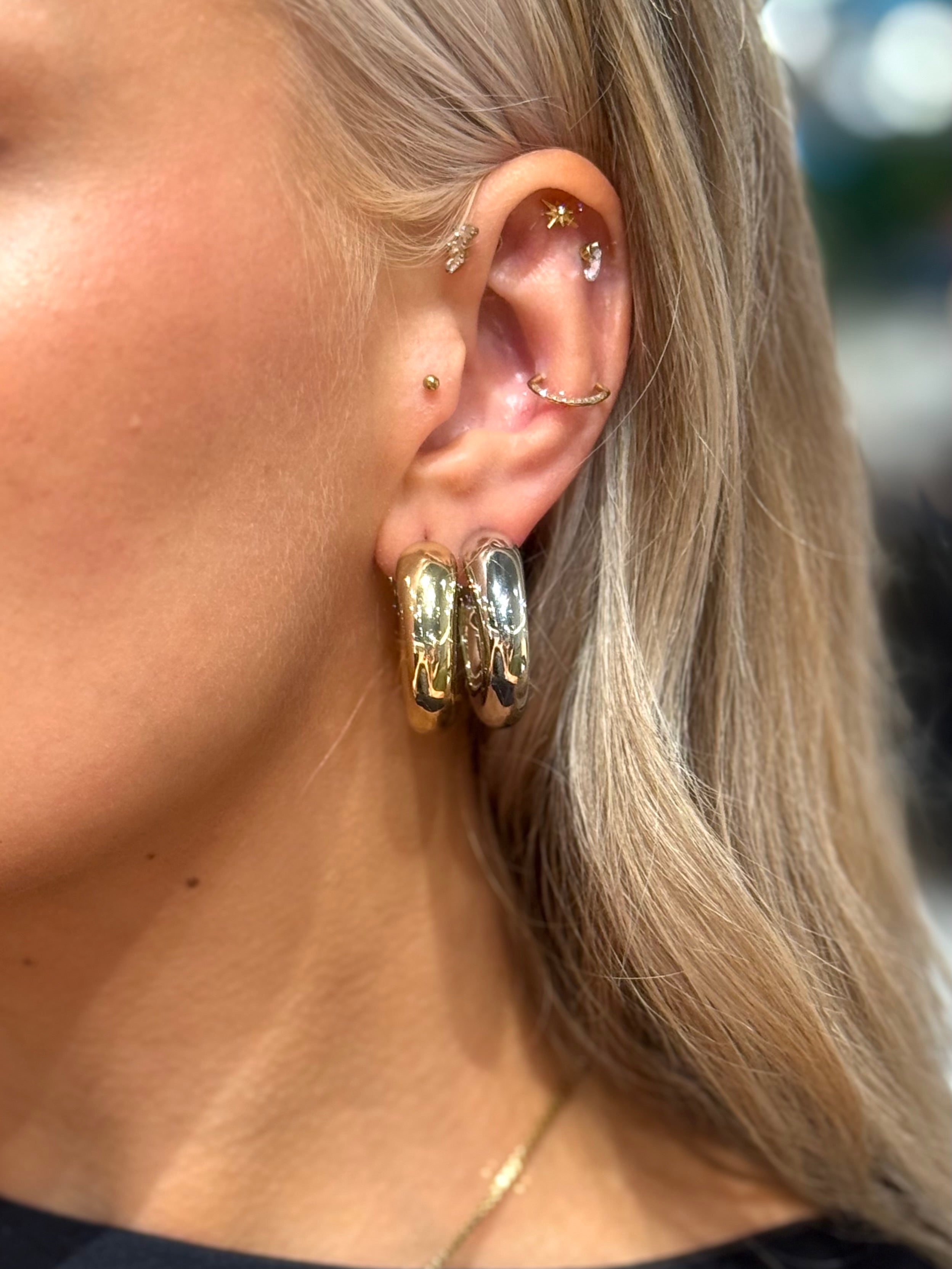 PCJENNY Earrings - Gold Colour