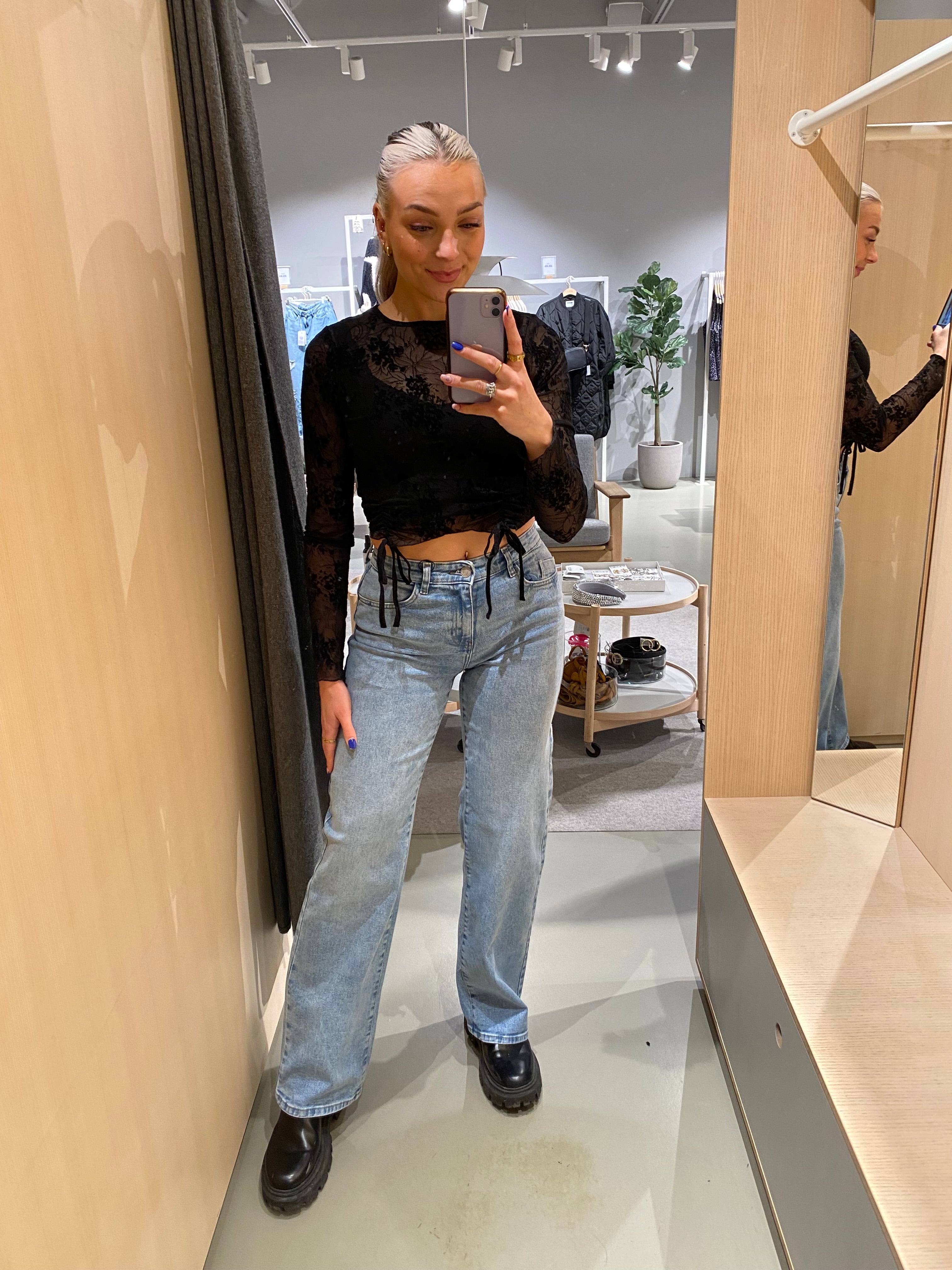 NMYOLANDA Jeans - Light Blue Denim