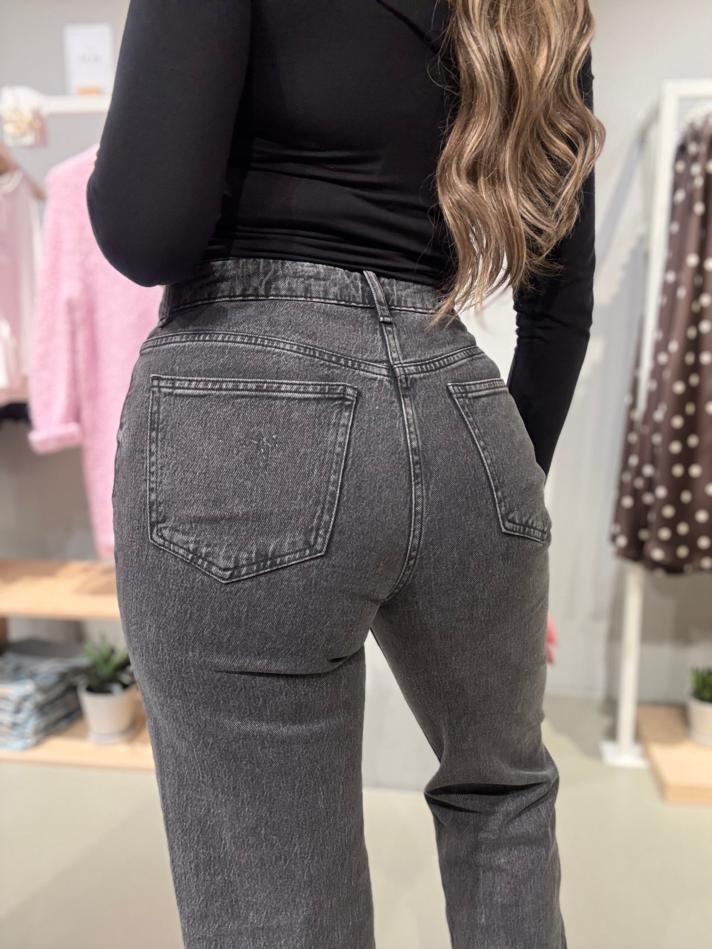 VIKELLY Jeans - Dark Grey Denim